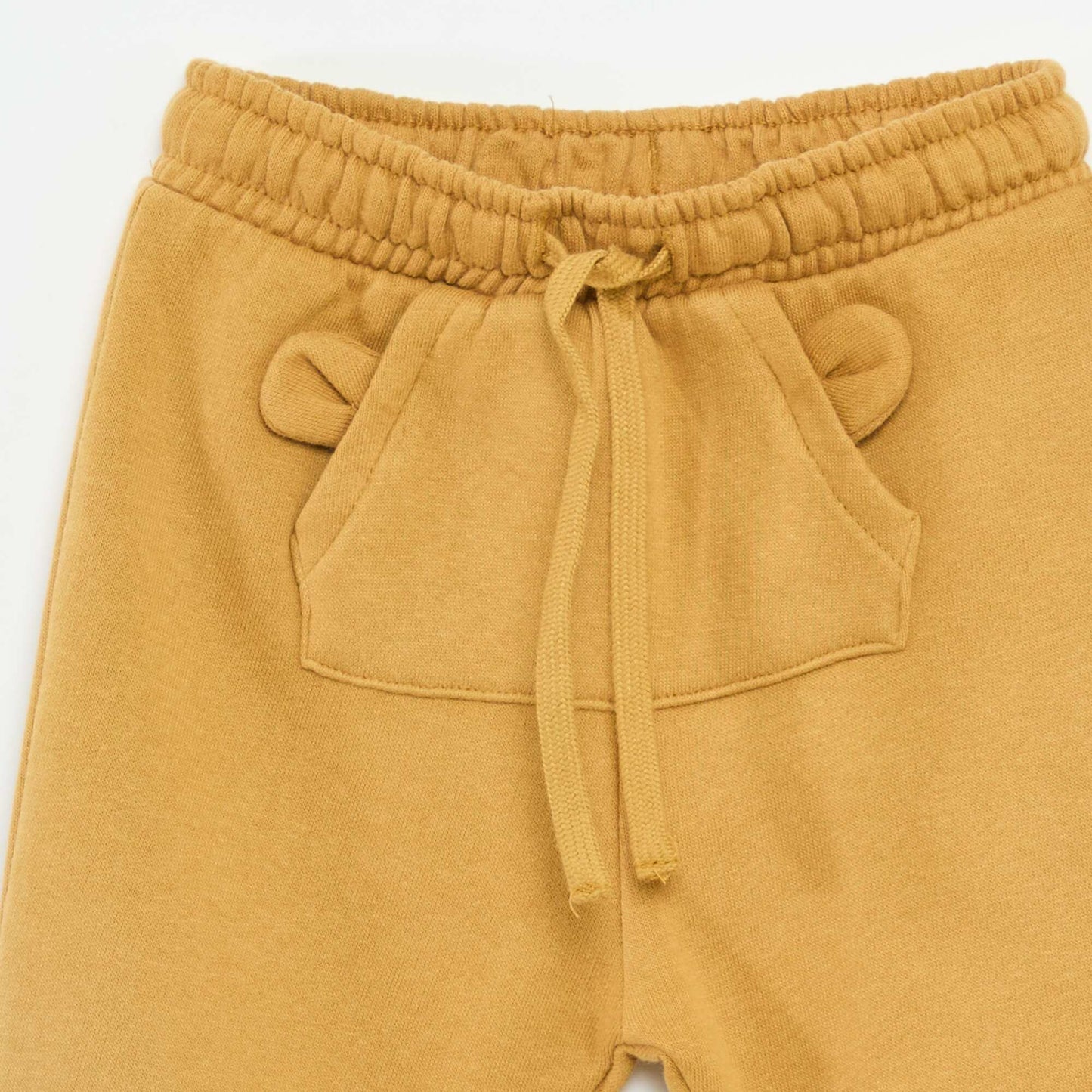 Jogging en molleton avec poche kangourou avec oreilles fantaisies BEIGE