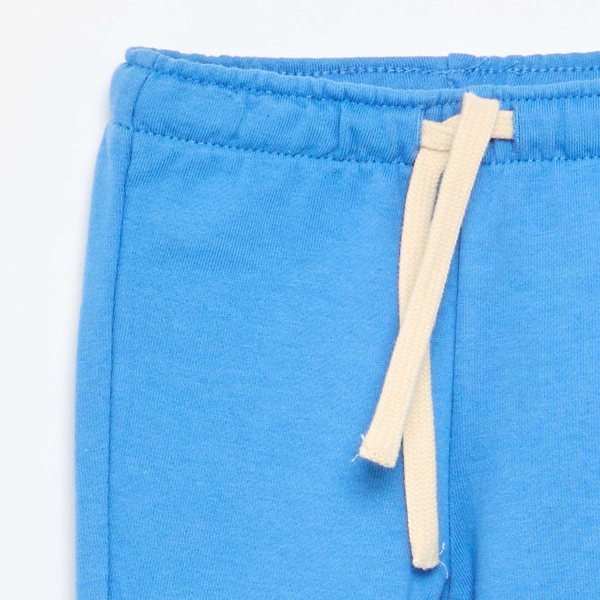 Pantalon jogging en molleton non gratté BLEU
