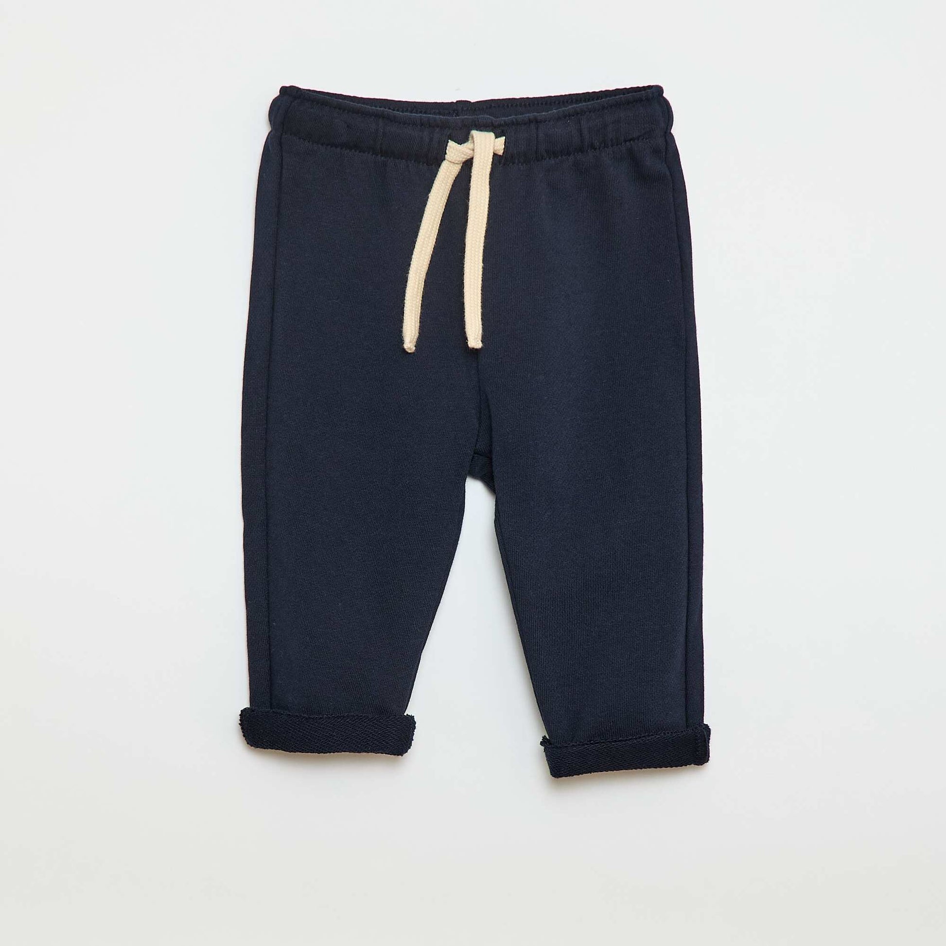 Pantalon jogging en french terry BLEU