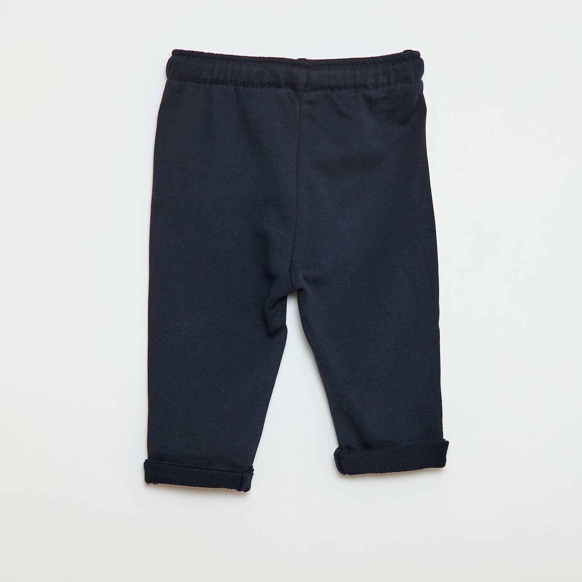Pantalon jogging en french terry BLEU