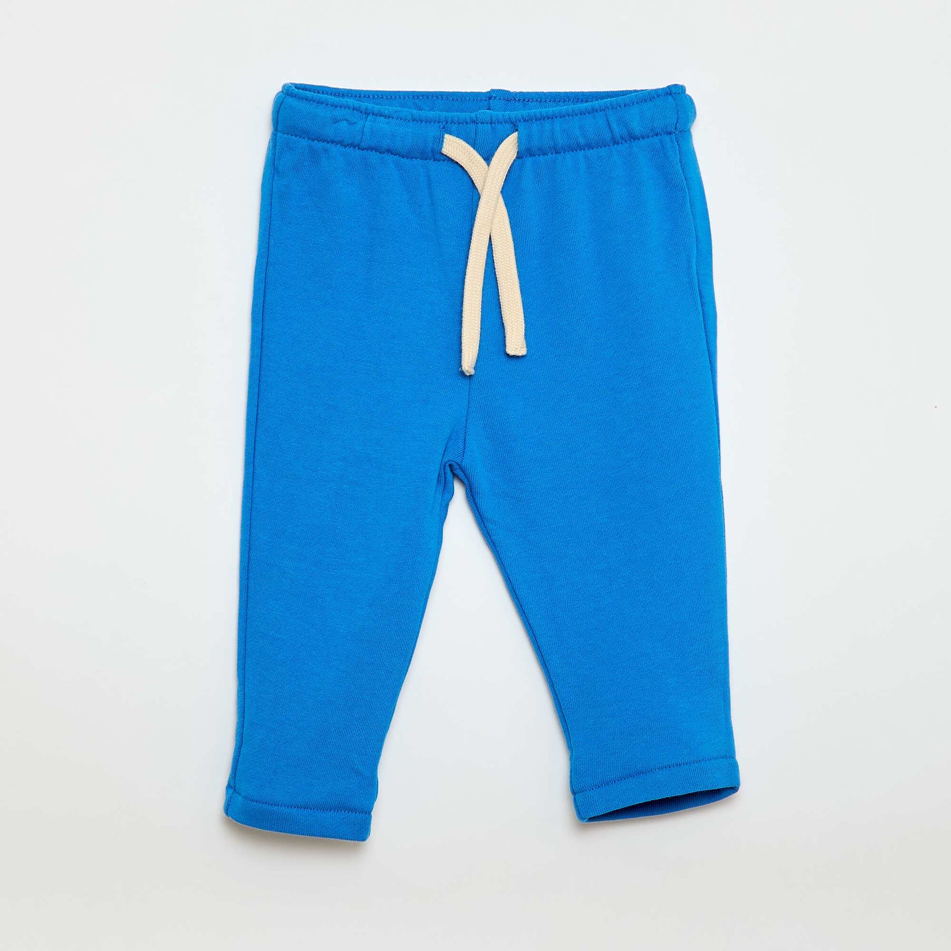 Pantalon jogging en french terry BLEU