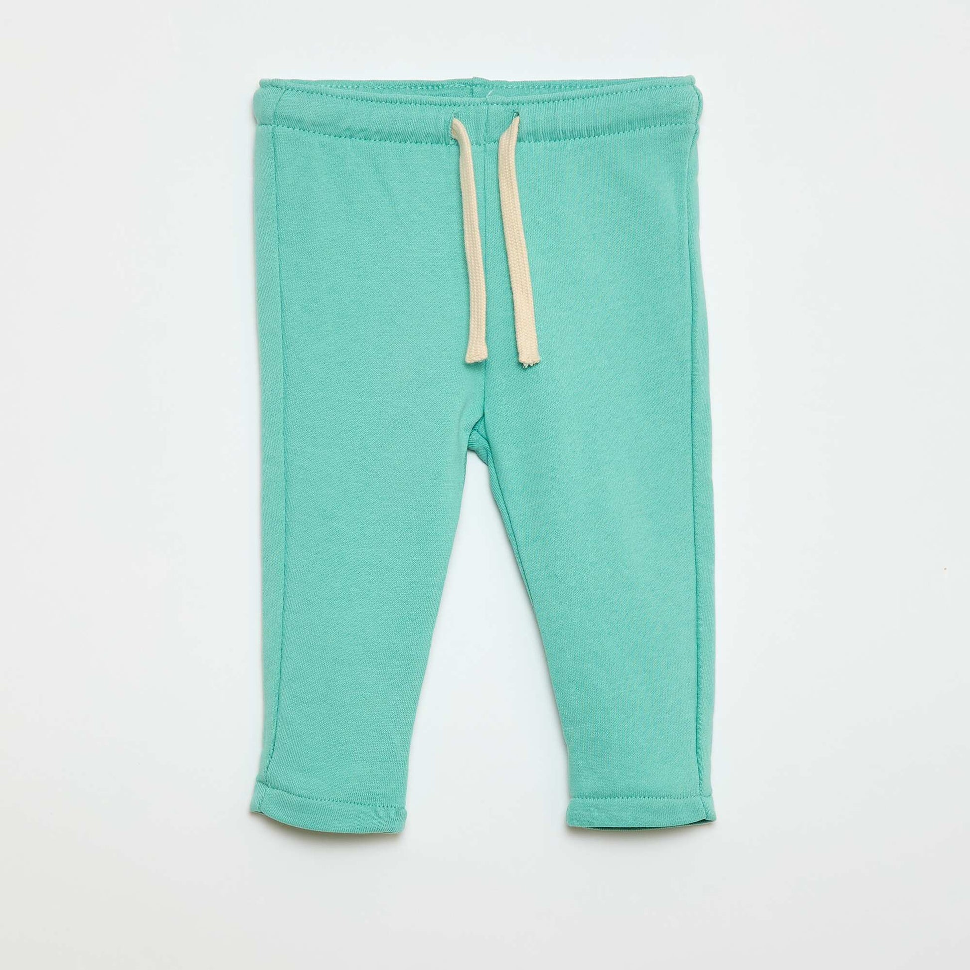 Pantalon jogging en french terry VERT