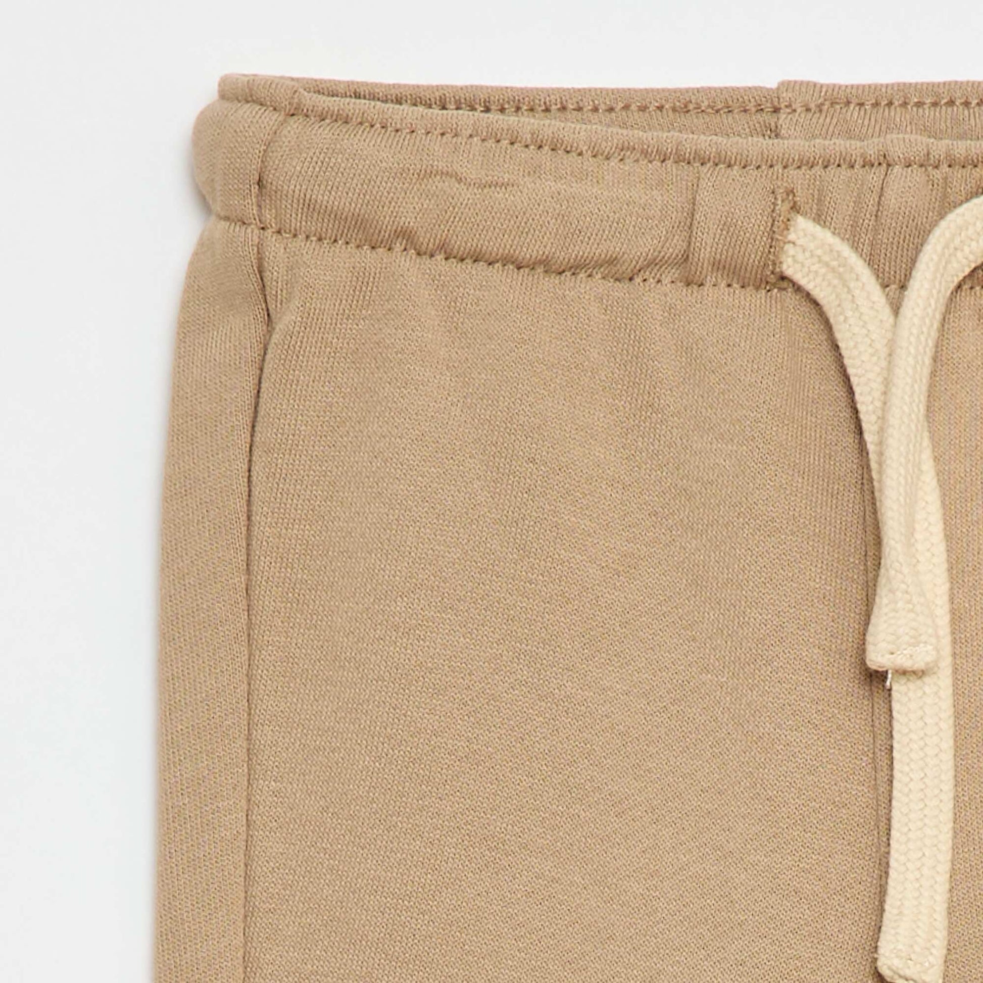 Pantalon jogging en french terry BEIGE