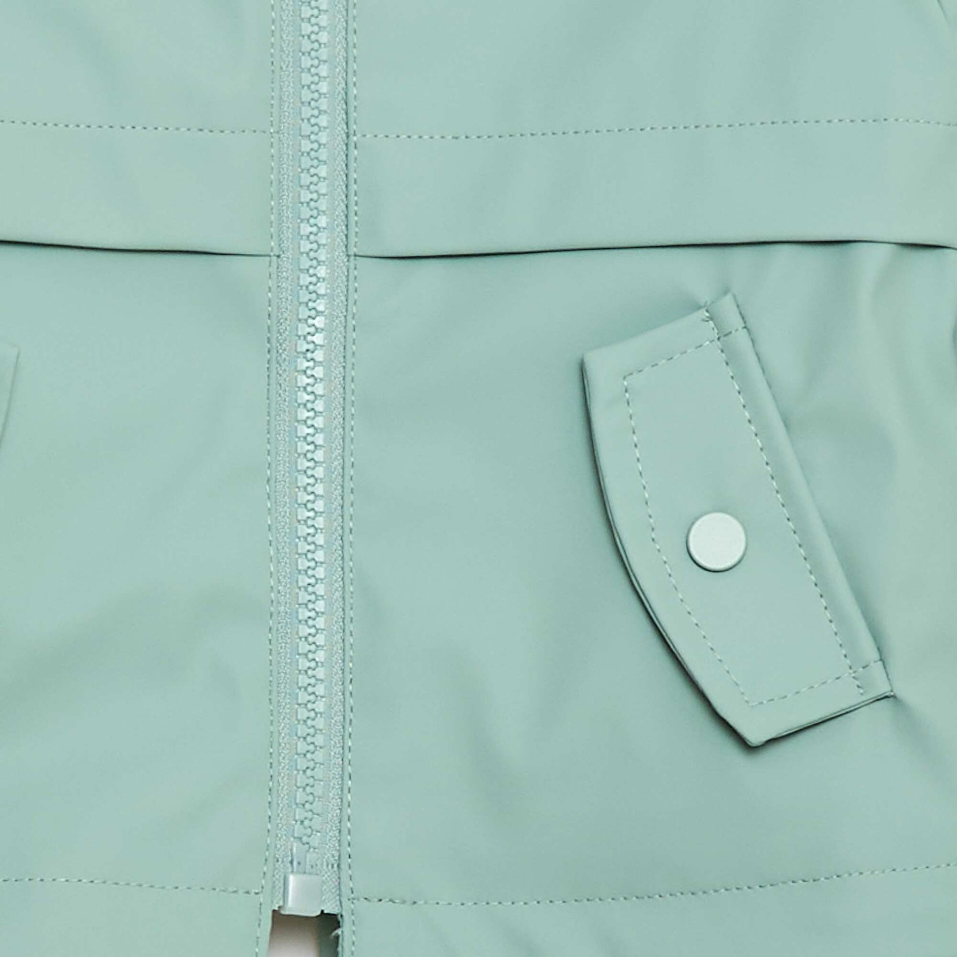 Parka en caoutchouc à capuche VERT
