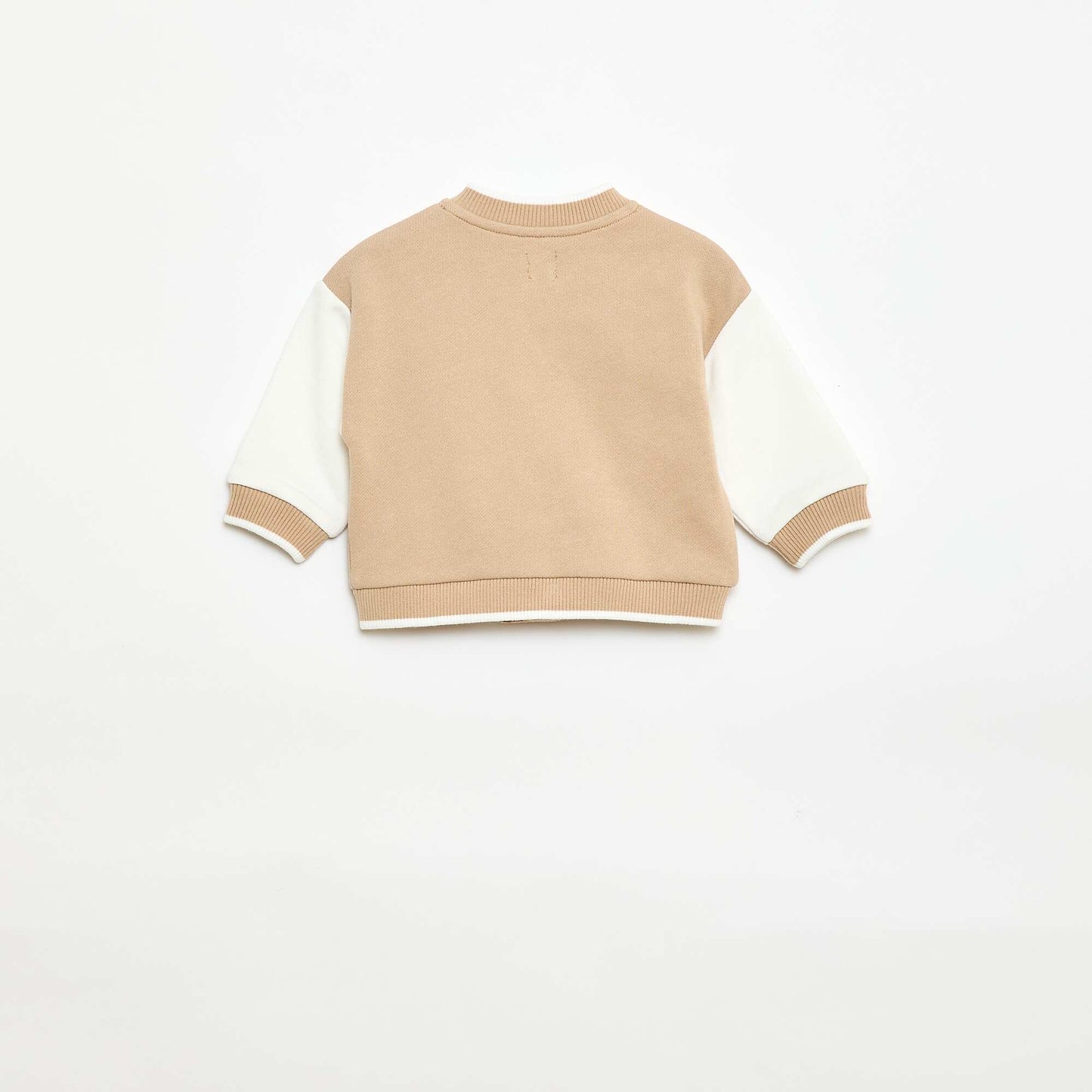 Gilet style campus américain BEIGE