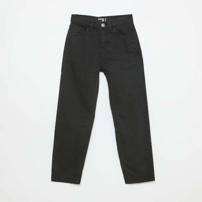 Pantalon regular 5 poches NOIR