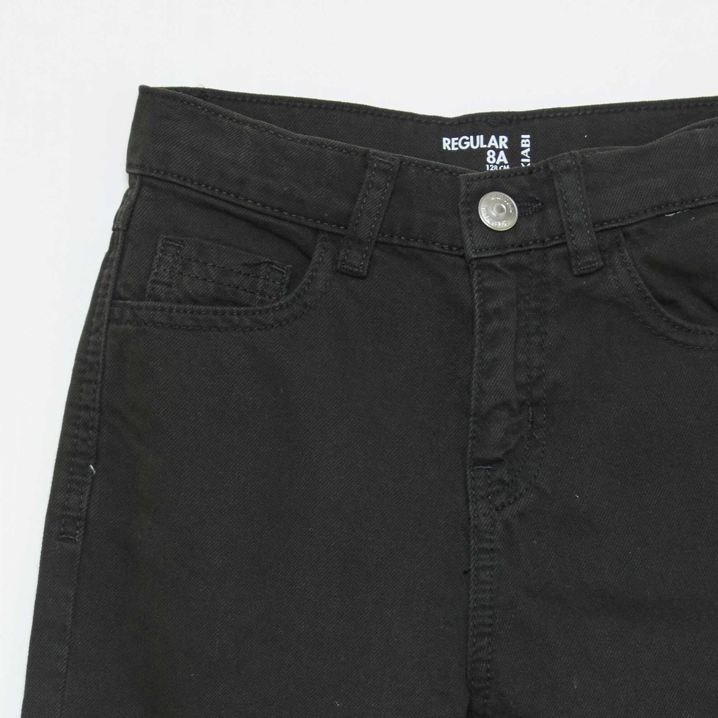 Pantalon regular 5 poches NOIR