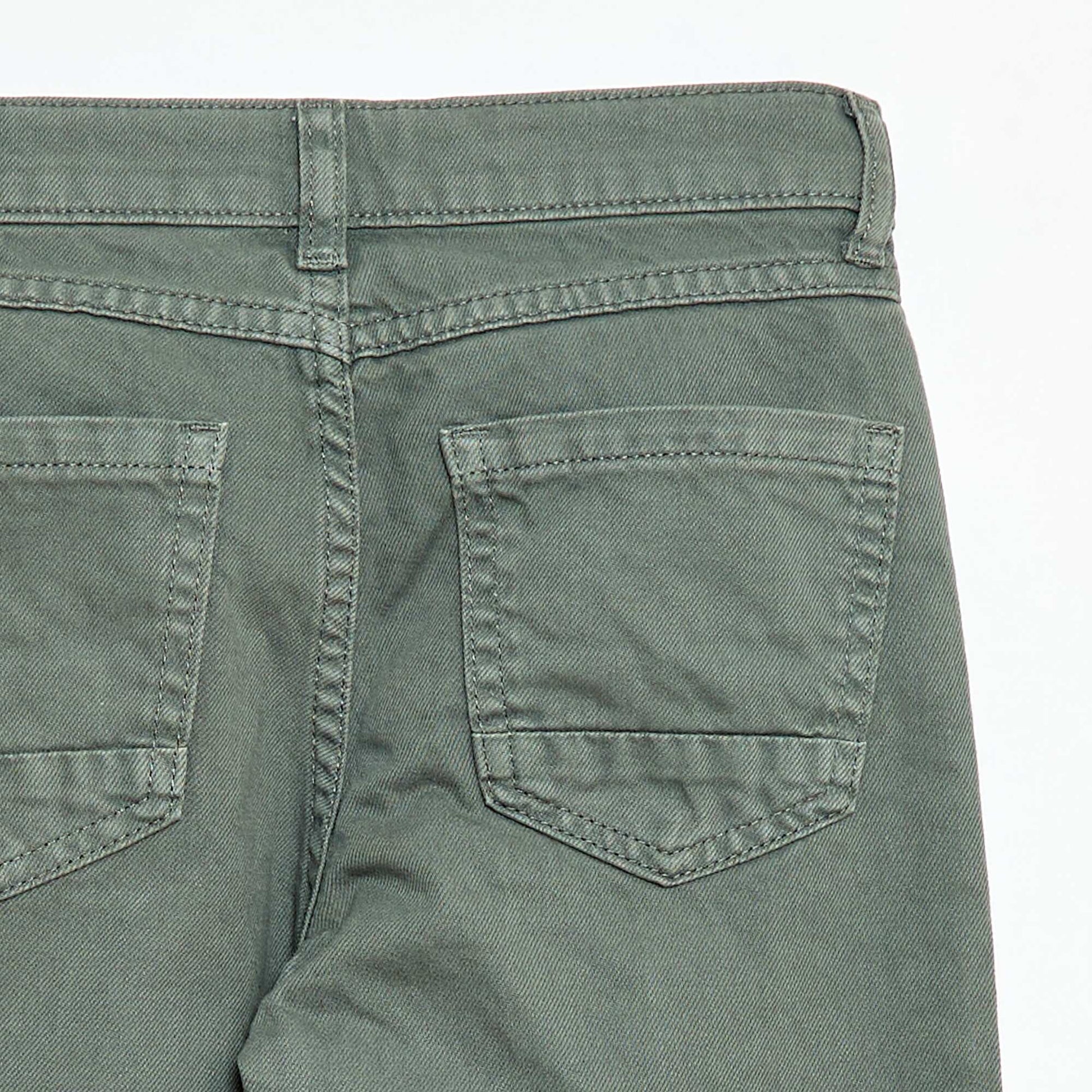 Pantalon regular 5 poches VERT
