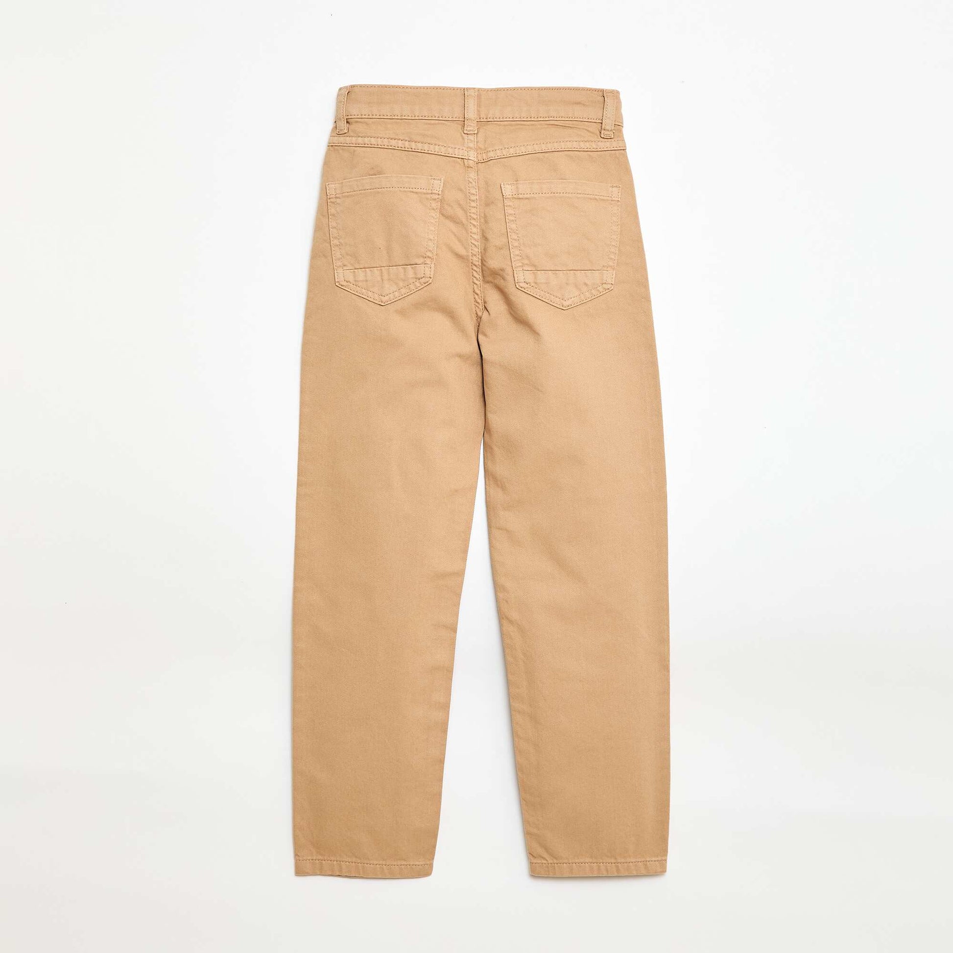 Pantalon regular 5 poches BEIGE