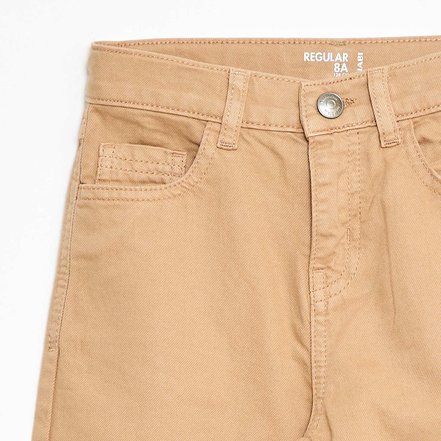 Pantalon regular 5 poches BEIGE