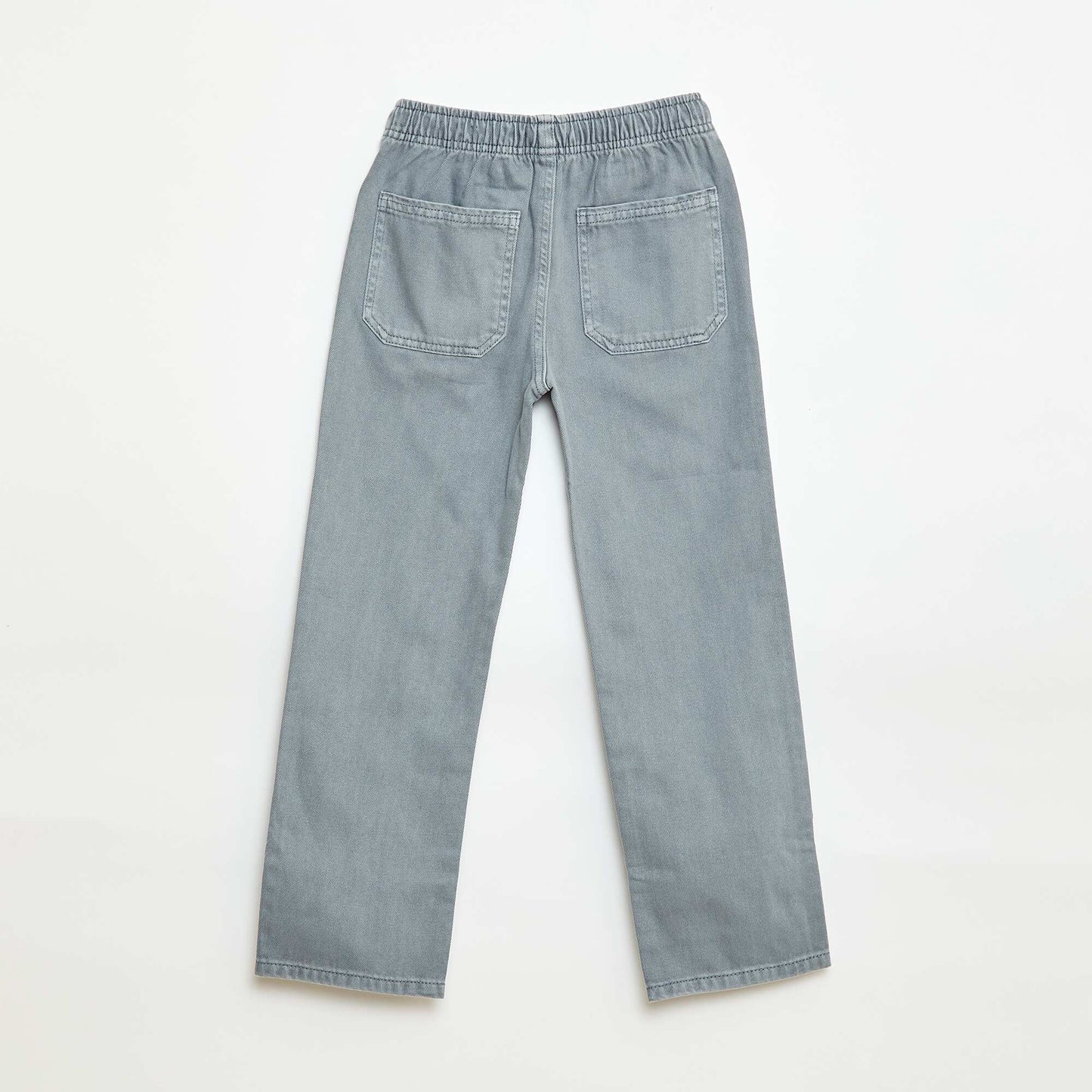 Jogpant avec taille élastiquée avec liens de serrage BLEU GRIS