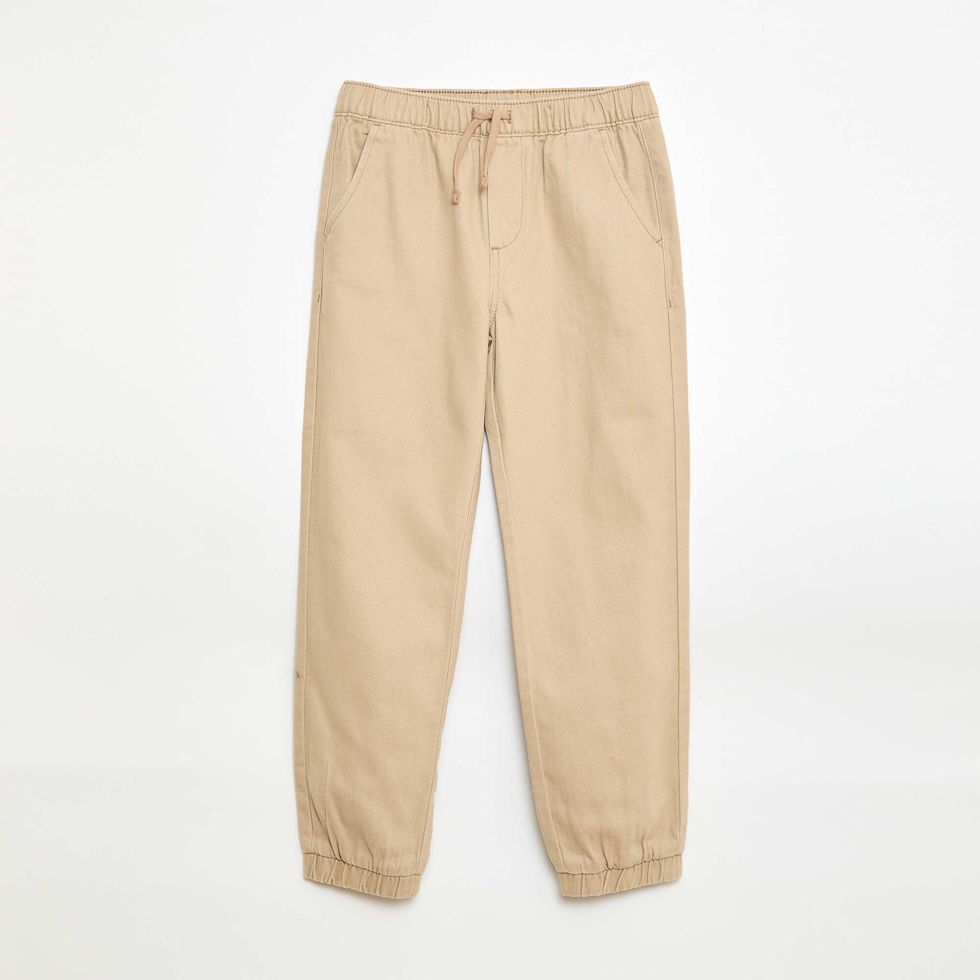 Pantalon style jogger BEIGE