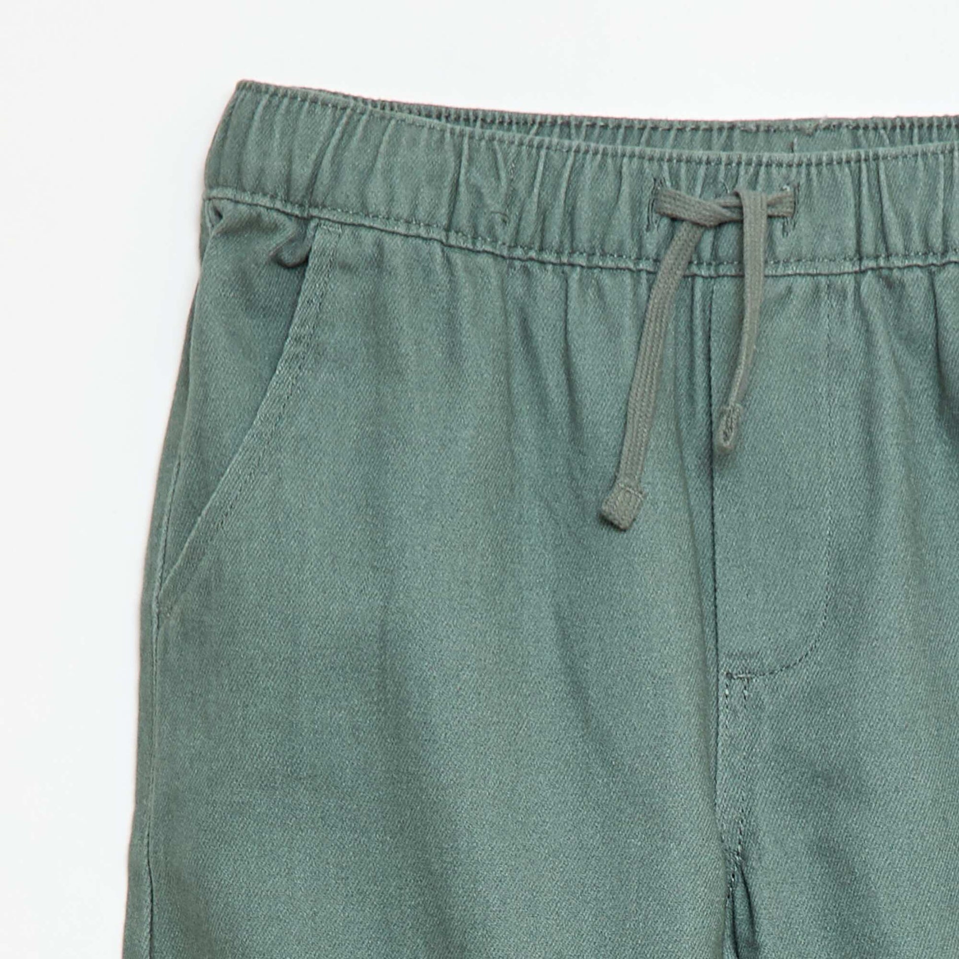 Pantalon style jogger VERT