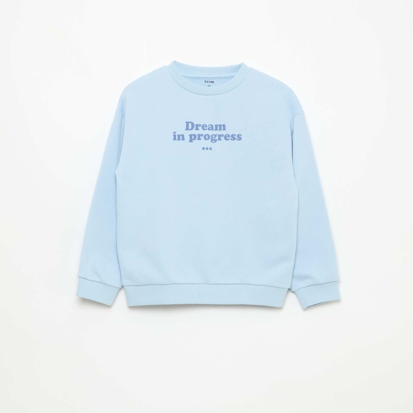 Sweat à col rond imprimé BLEU