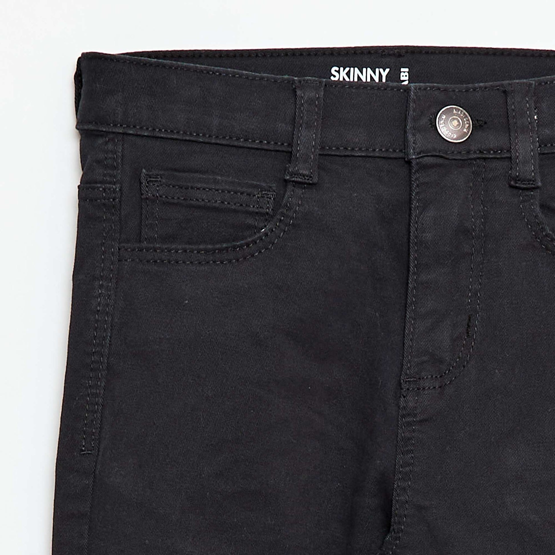 Pantalon basique skinny NOIR