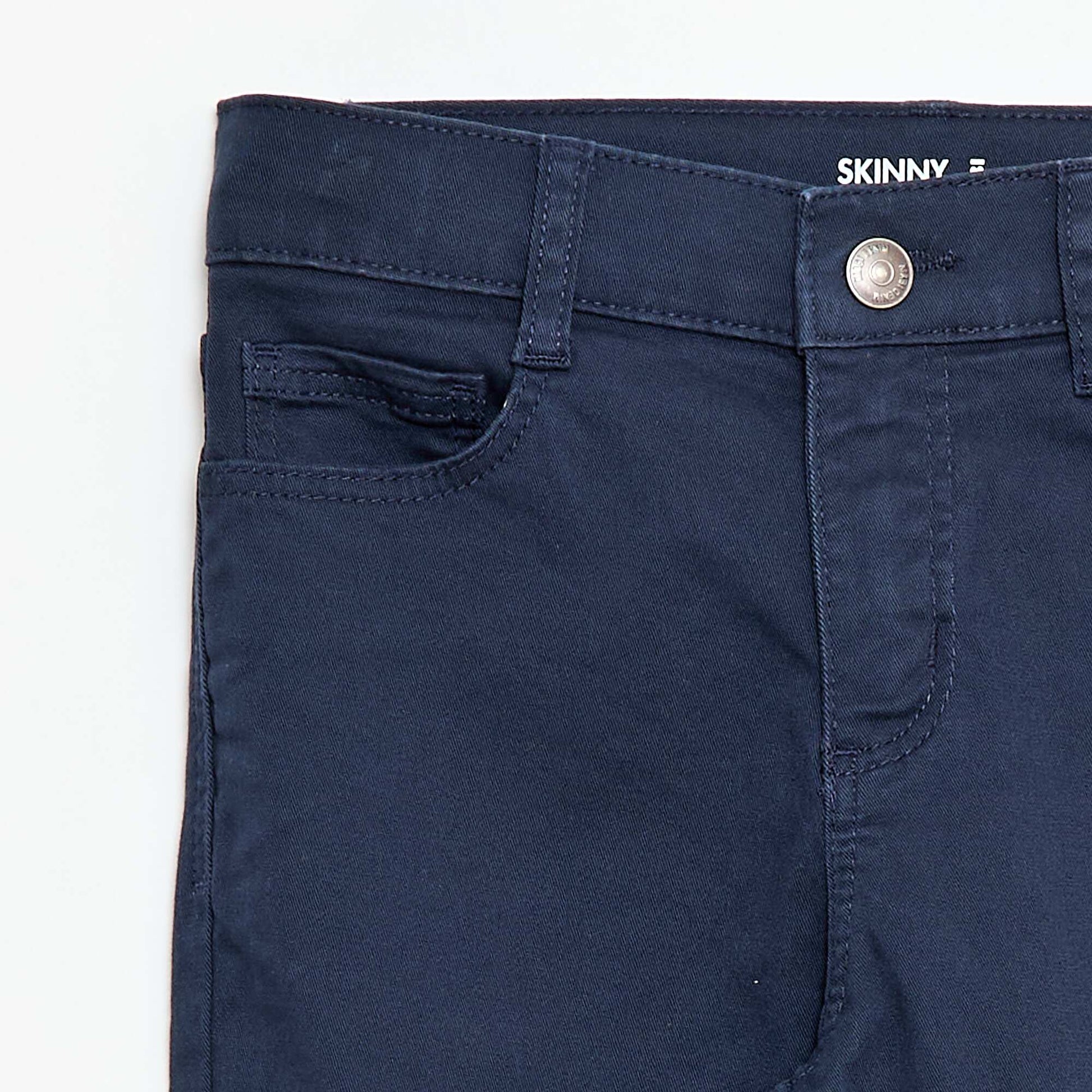 Pantalon basique skinny BLEU MARINE