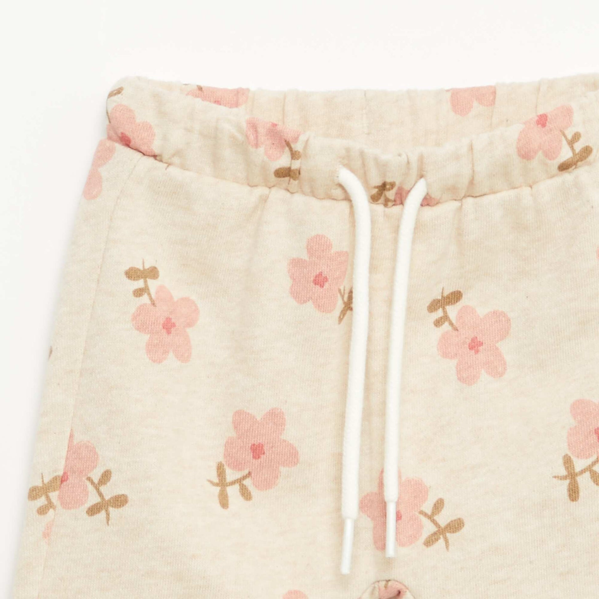 Pantalon de jogging en molleton léger BEIGE