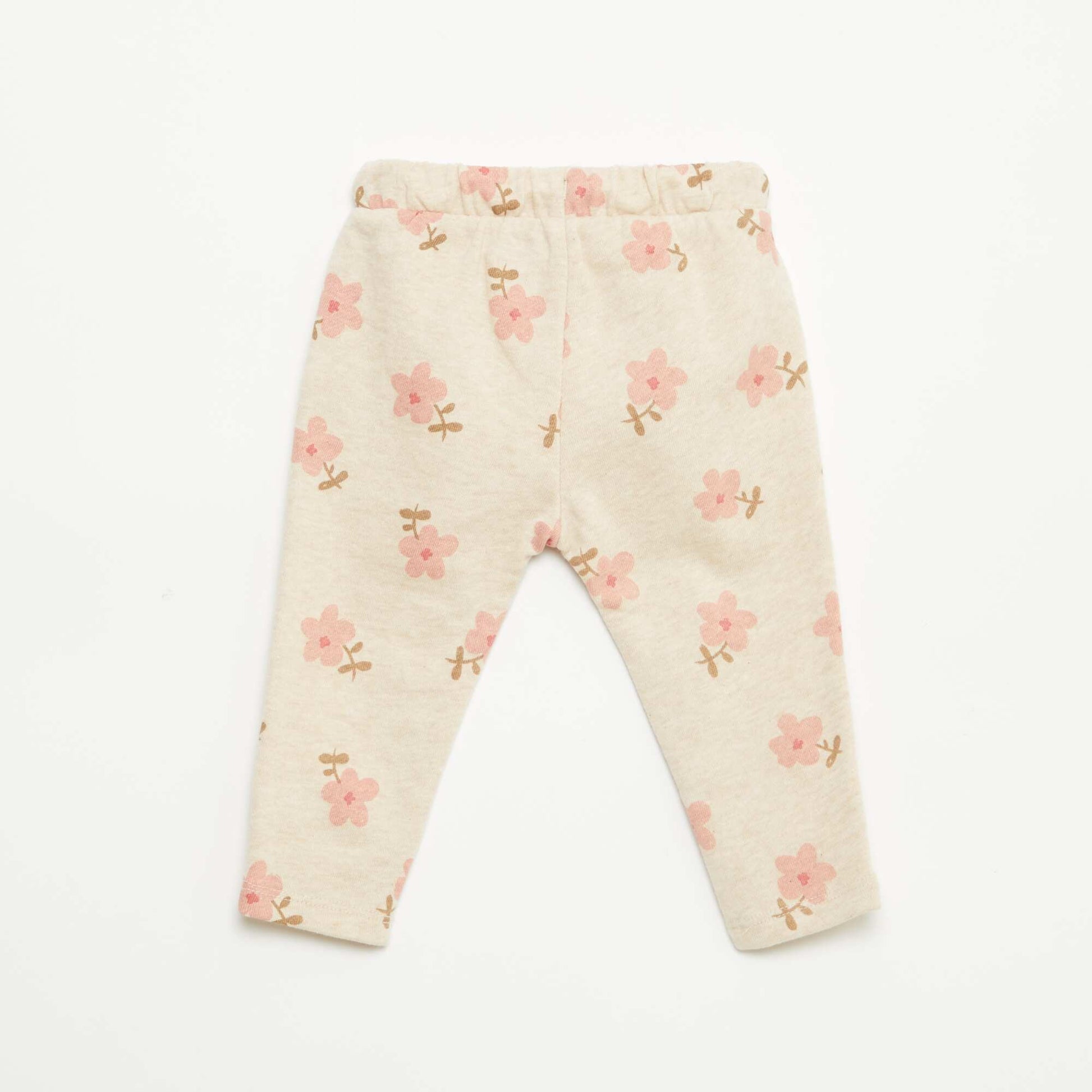 Pantalon de jogging en molleton léger BEIGE
