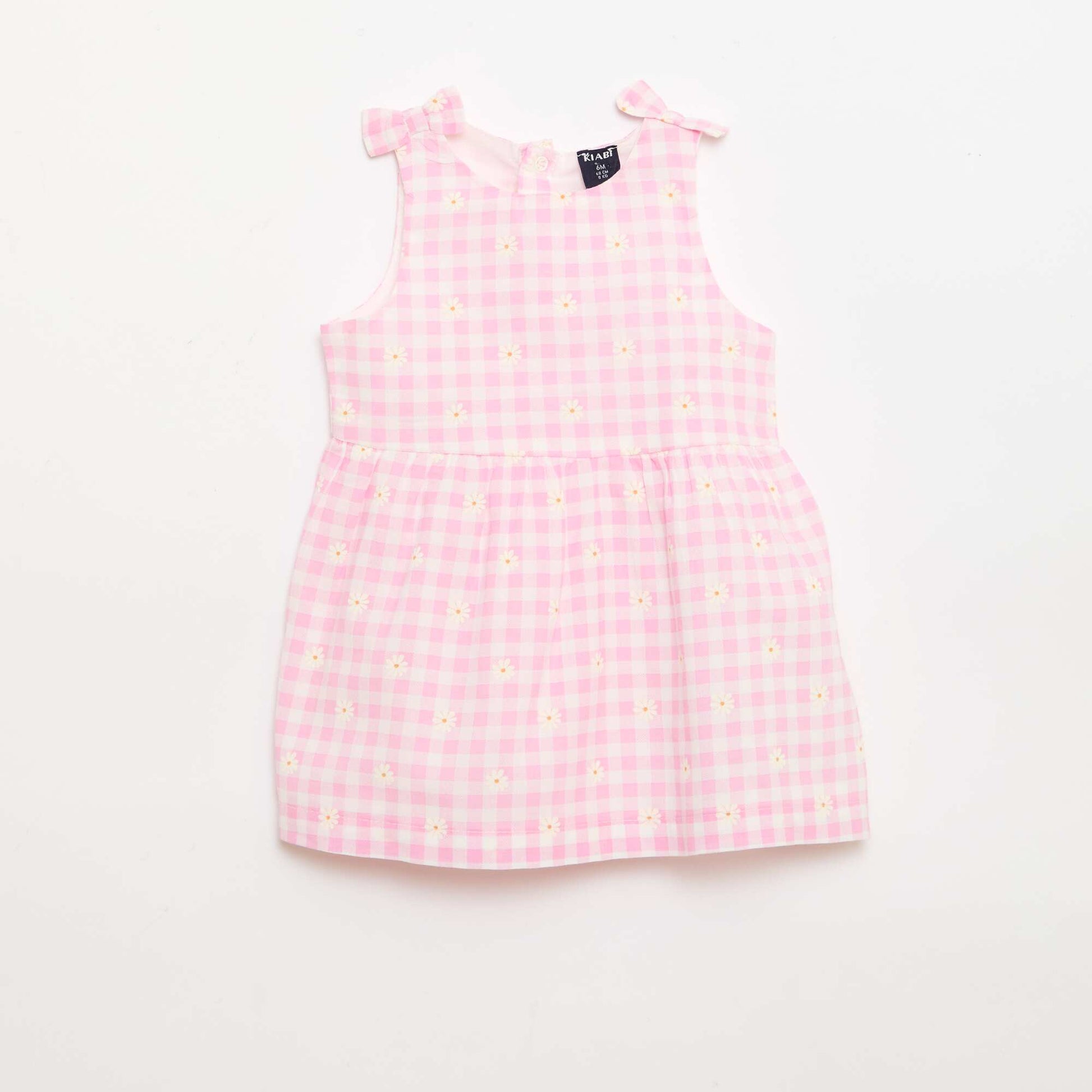 Robe coupe évasée sans manches ROSE