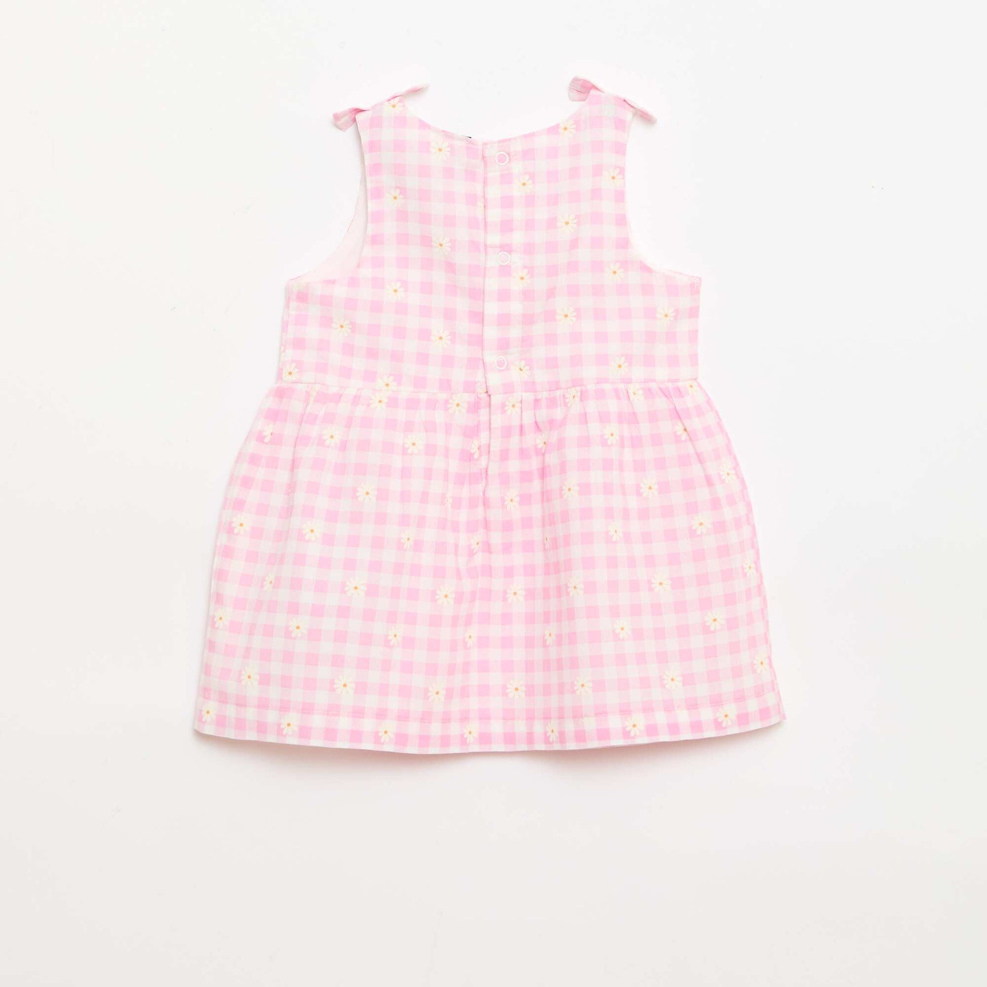 Robe coupe évasée sans manches ROSE
