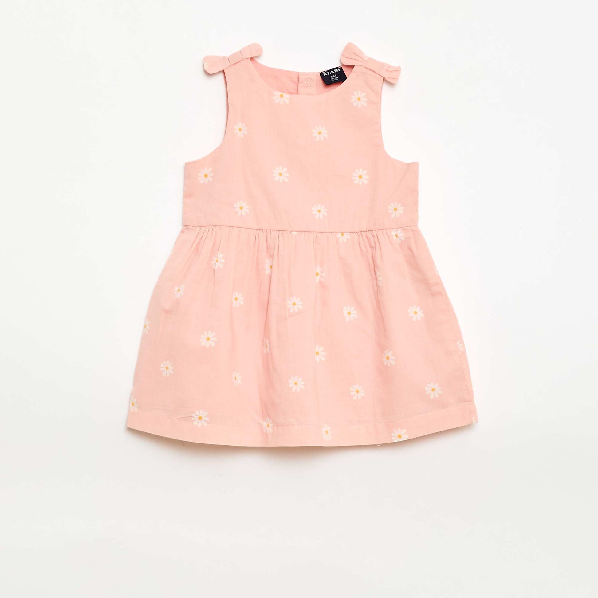 Robe coupe évasée sans manches ROSE
