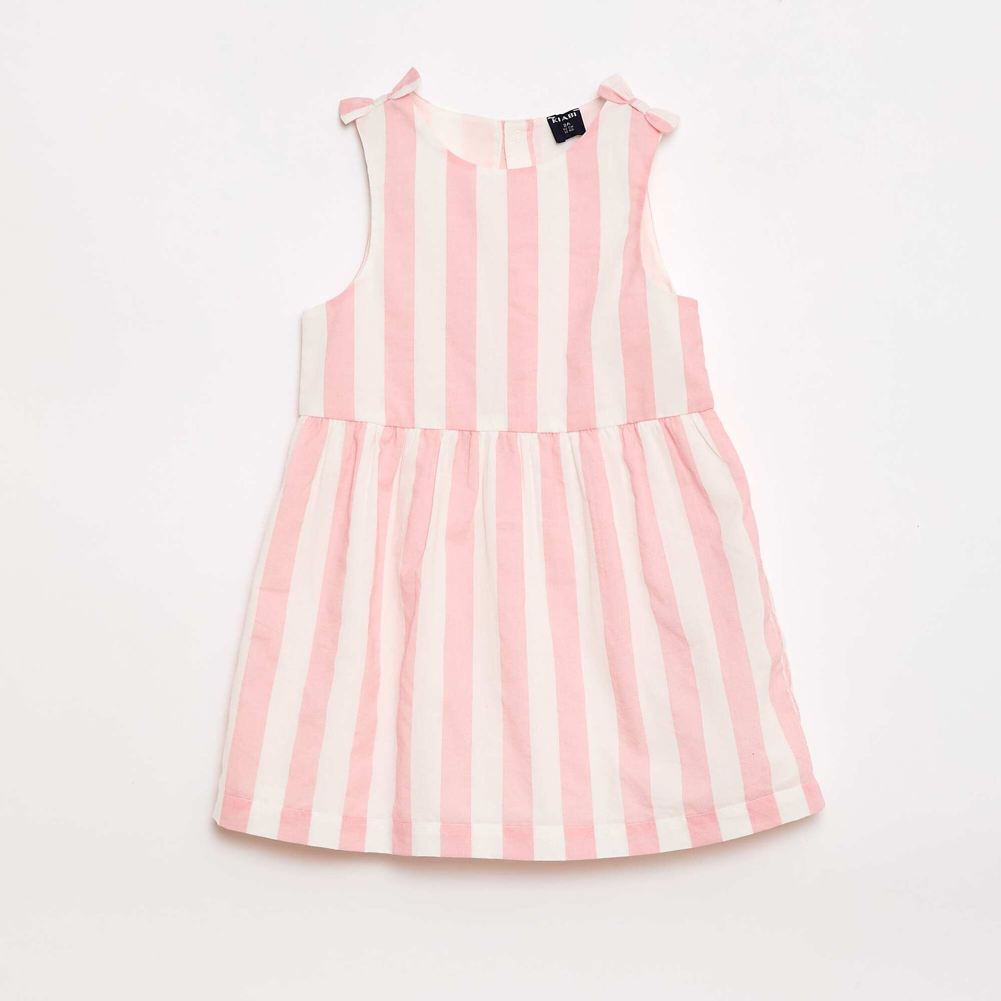 Robe coupe évasée sans manches ROSE