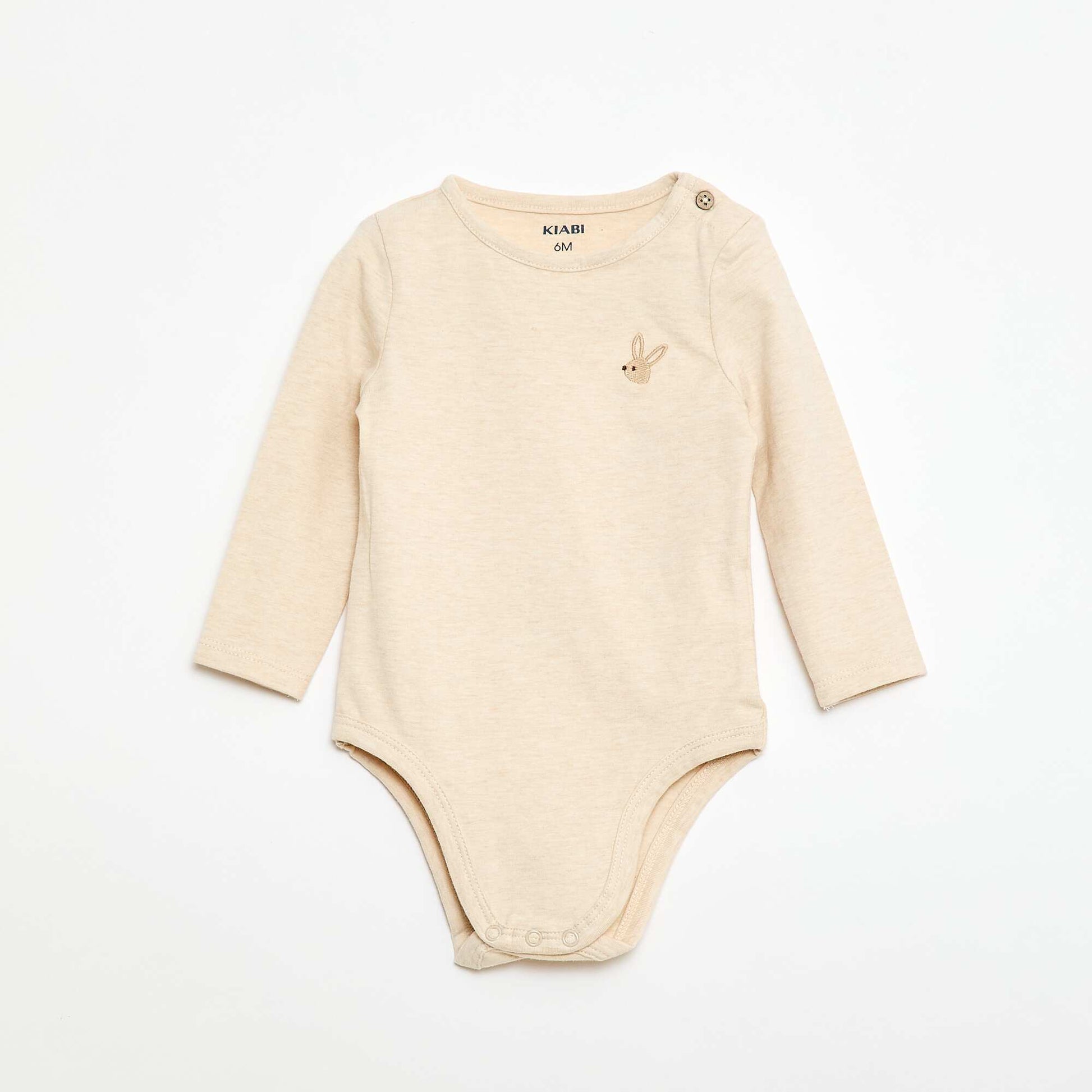 Body manches longues - mixte BEIGE