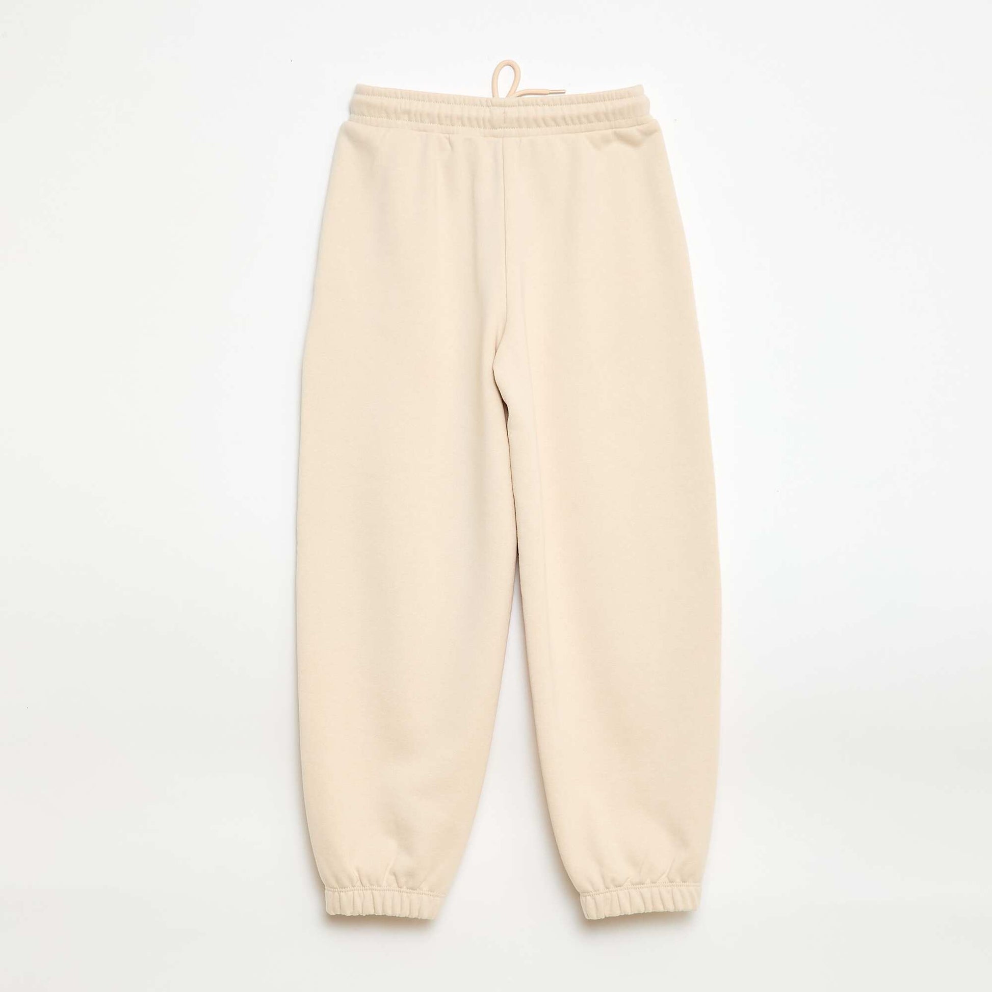 Jogging bi-matière BEIGE