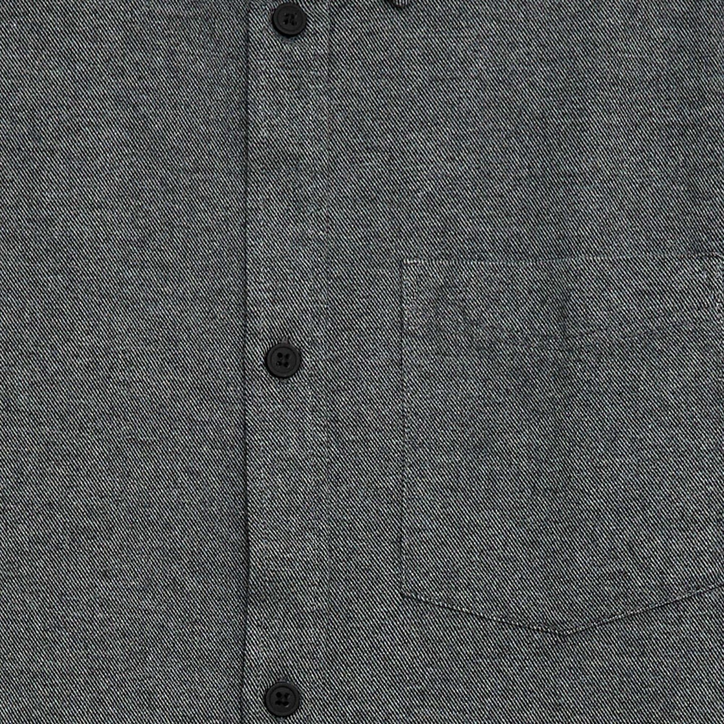 Chemise en flanelle uni GRIS