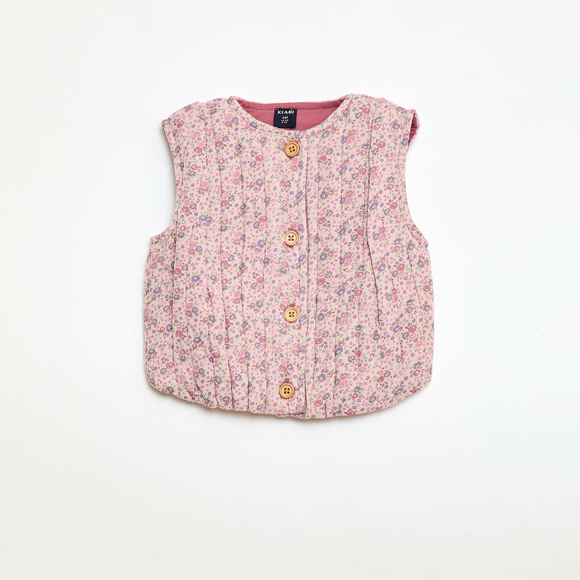 Veste matelassée en gaze de coton VIOLET