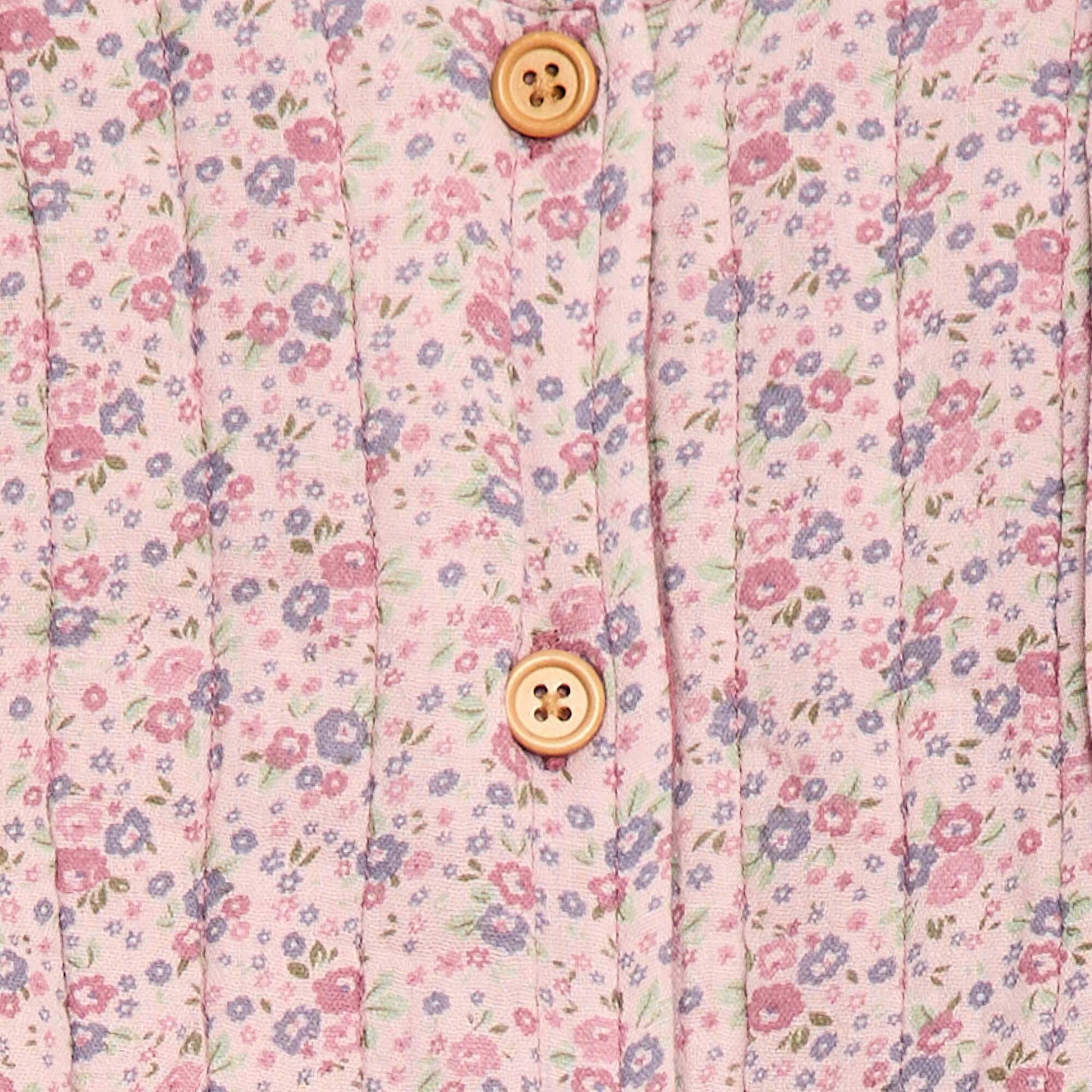 Veste matelassée en gaze de coton VIOLET