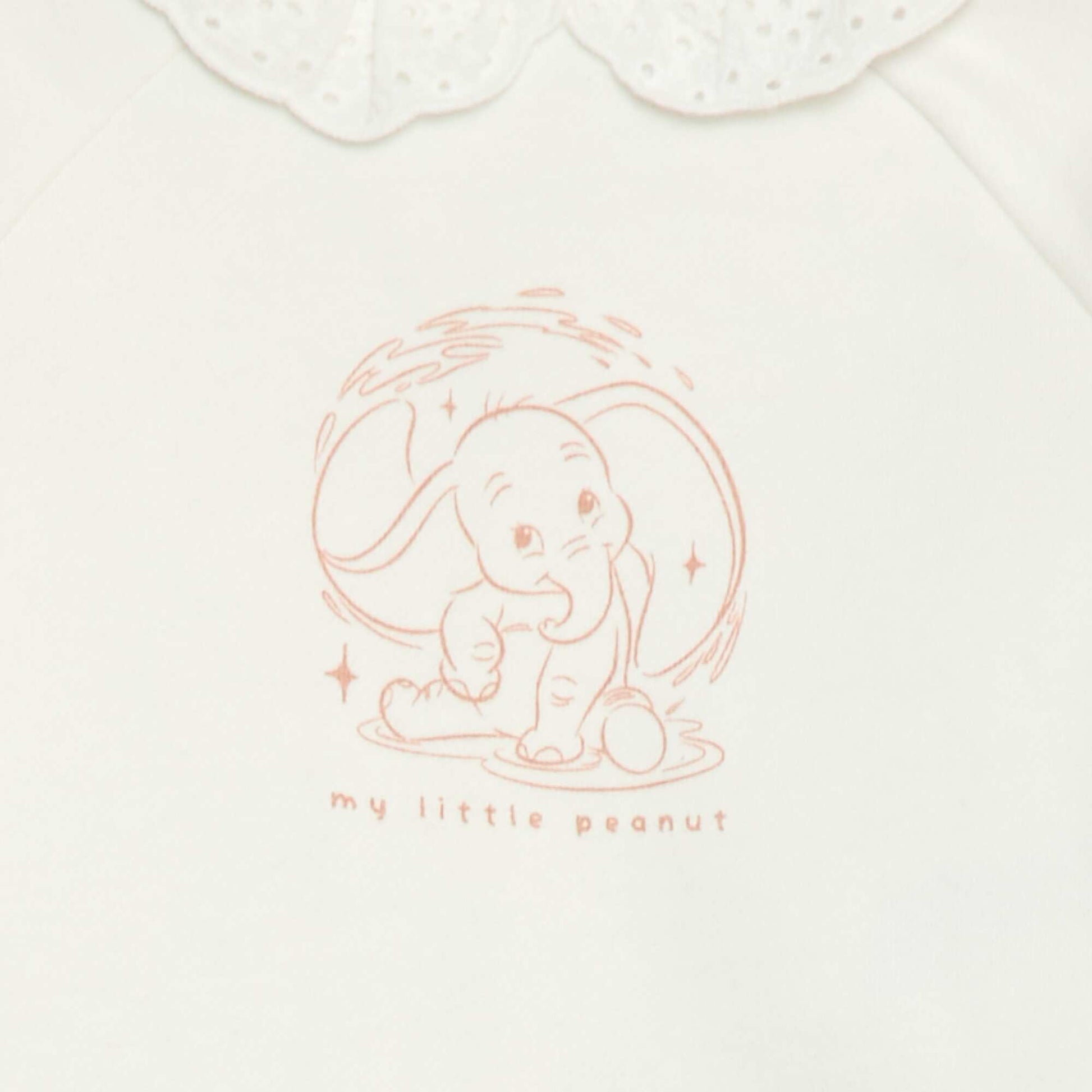 Ensemble Sweat + legging + bandeau 'Dumbo' - 3 pièces BLANC