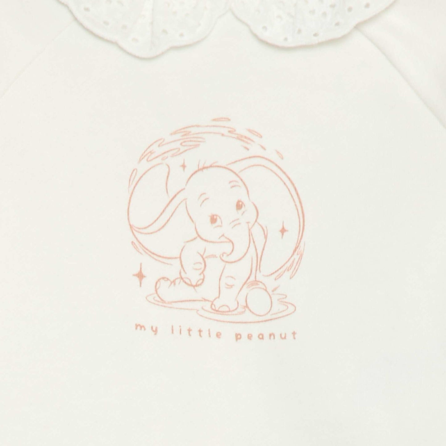 Ensemble Sweat + legging + bandeau 'Dumbo' - 3 pièces BLANC