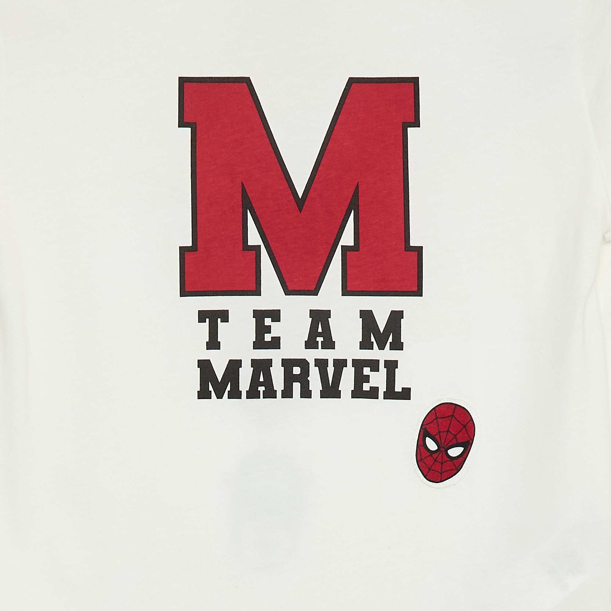 T-shirt 'Marvel' à manches longues BLANC