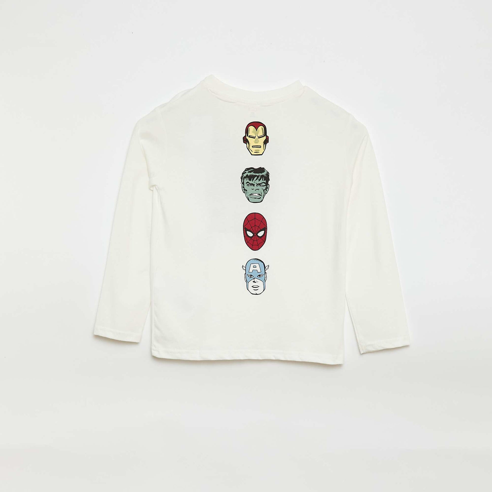 T-shirt 'Marvel' à manches longues BLANC