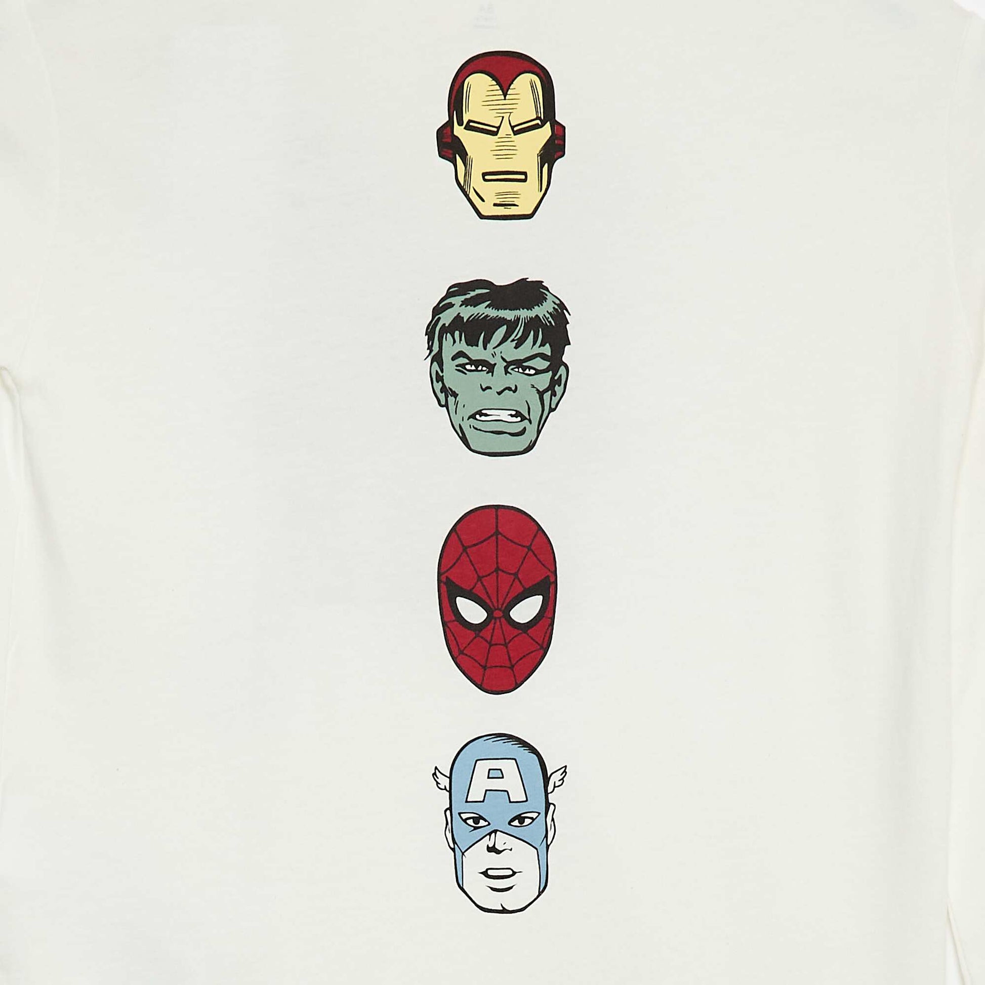 T-shirt 'Marvel' à manches longues BLANC