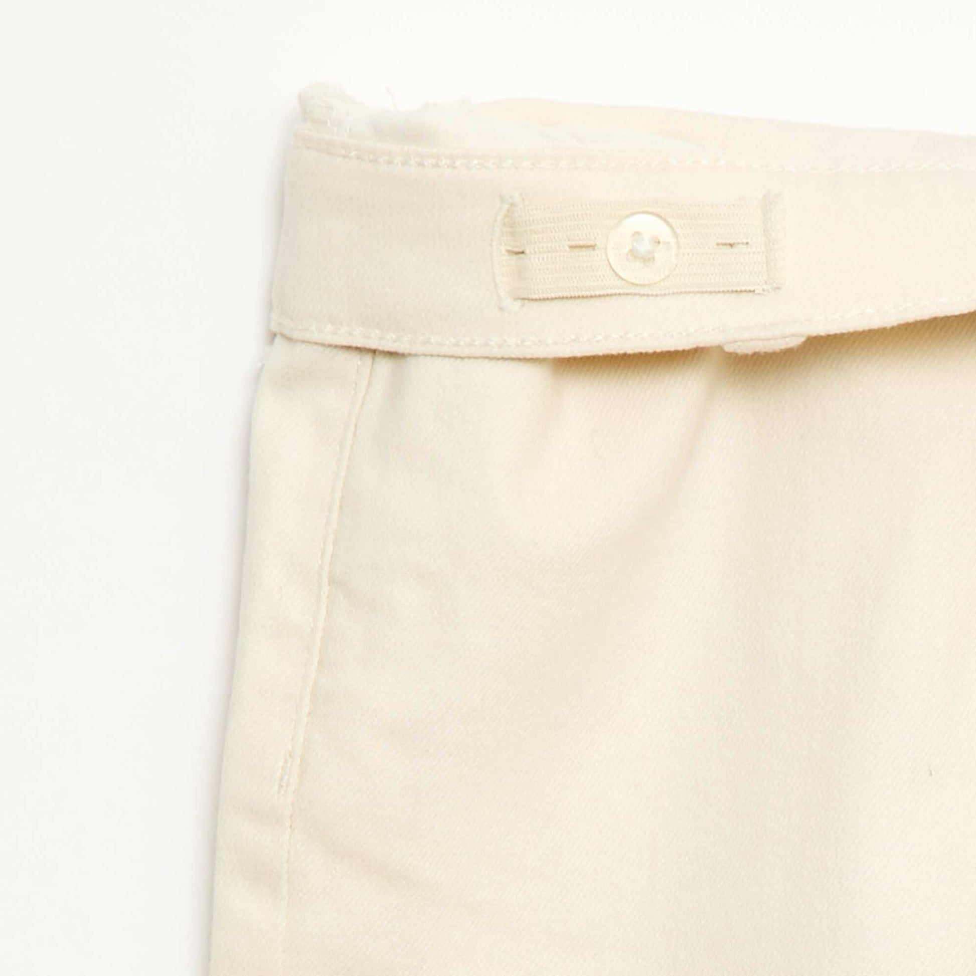 Pantalon flare - Coupe + ajustée BLANC