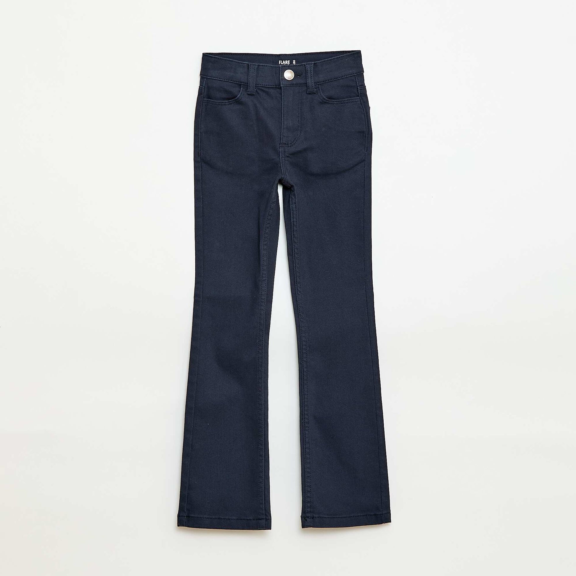 Pantalon flare - Coupe + ajustée BLEU MARINE