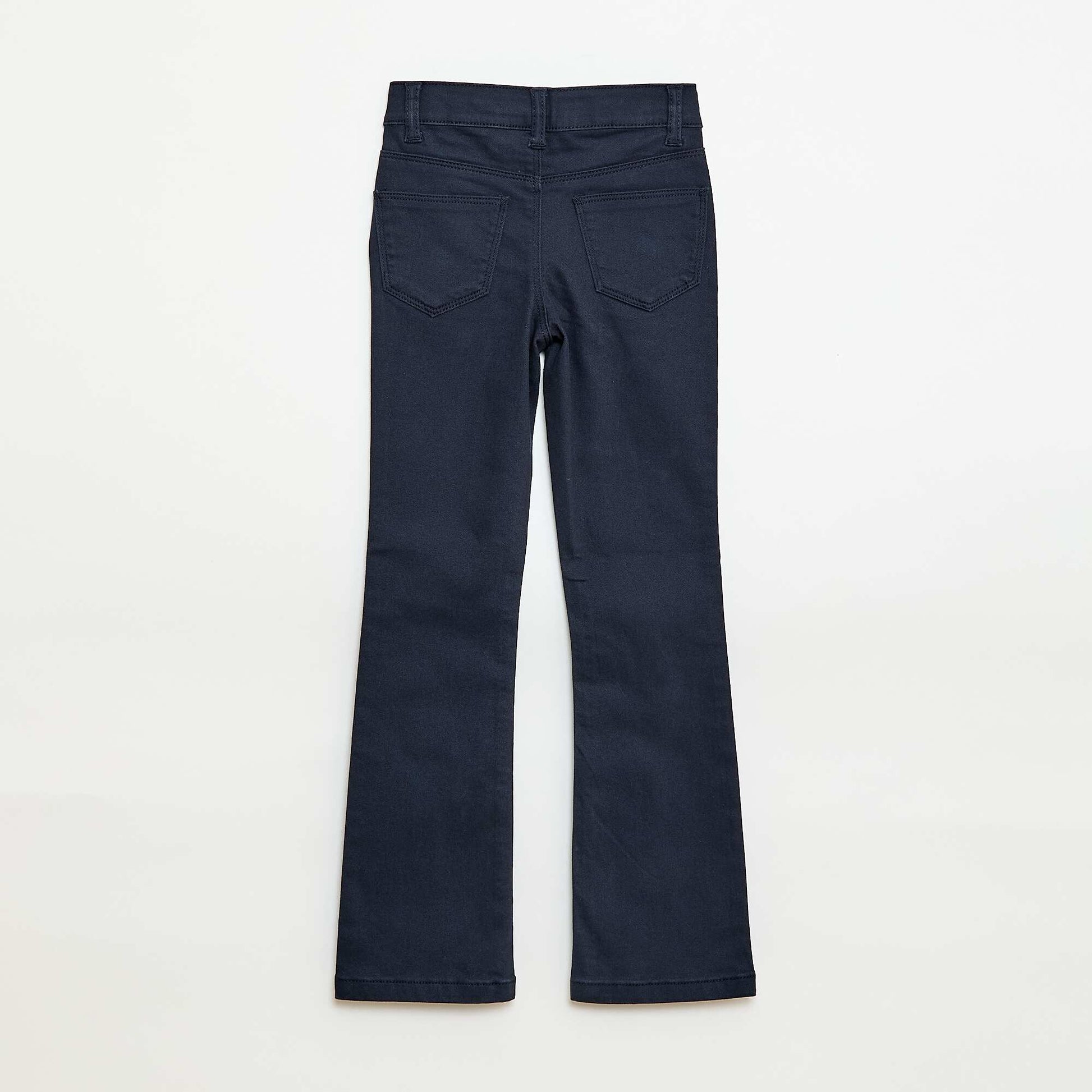 Pantalon flare - Coupe + ajustée BLEU MARINE