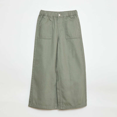 Pantalon wide leg - Coupe + confortable VERT