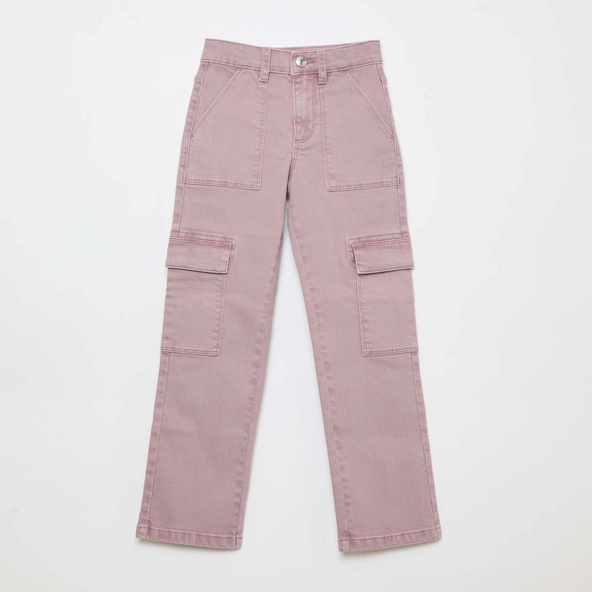 Pantalon en twill regular VIOLET