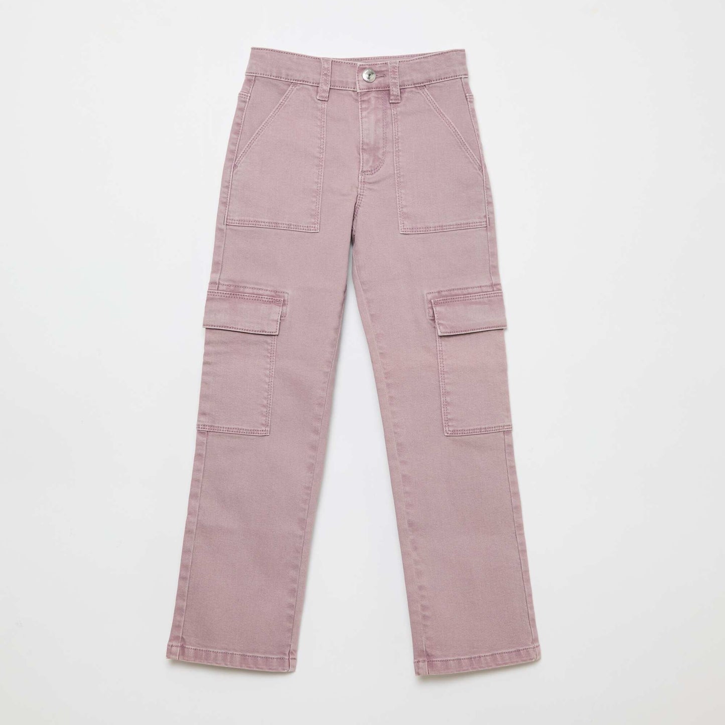 Pantalon en twill regular VIOLET