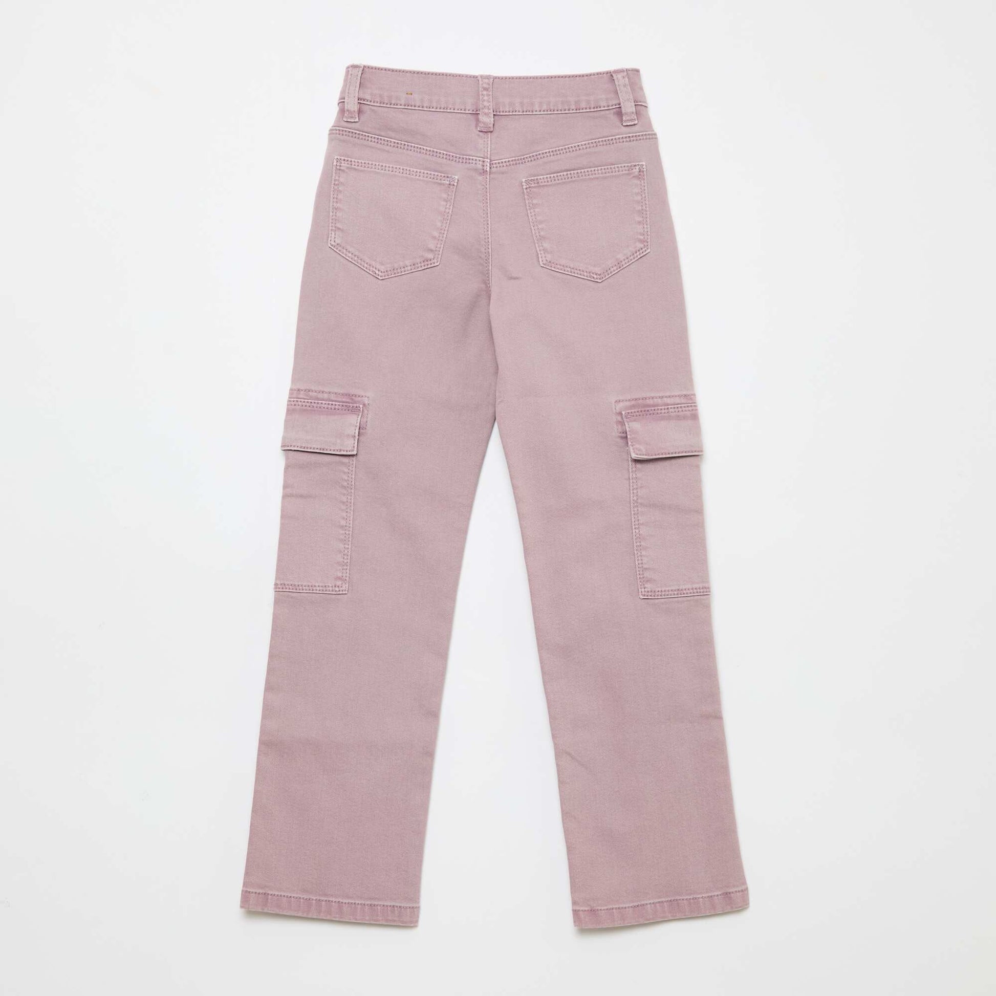 Pantalon en twill regular VIOLET