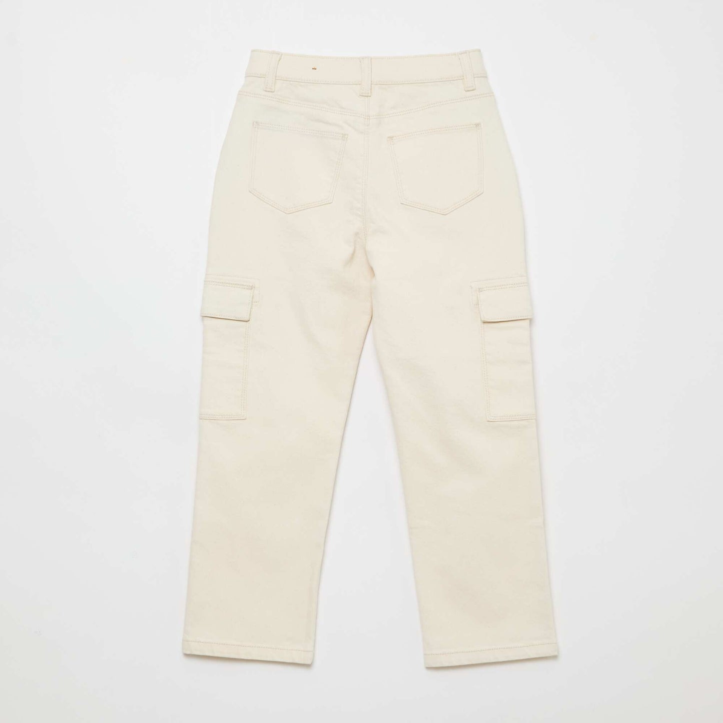 Pantalon multipoche - Coupe + confortable BLANC