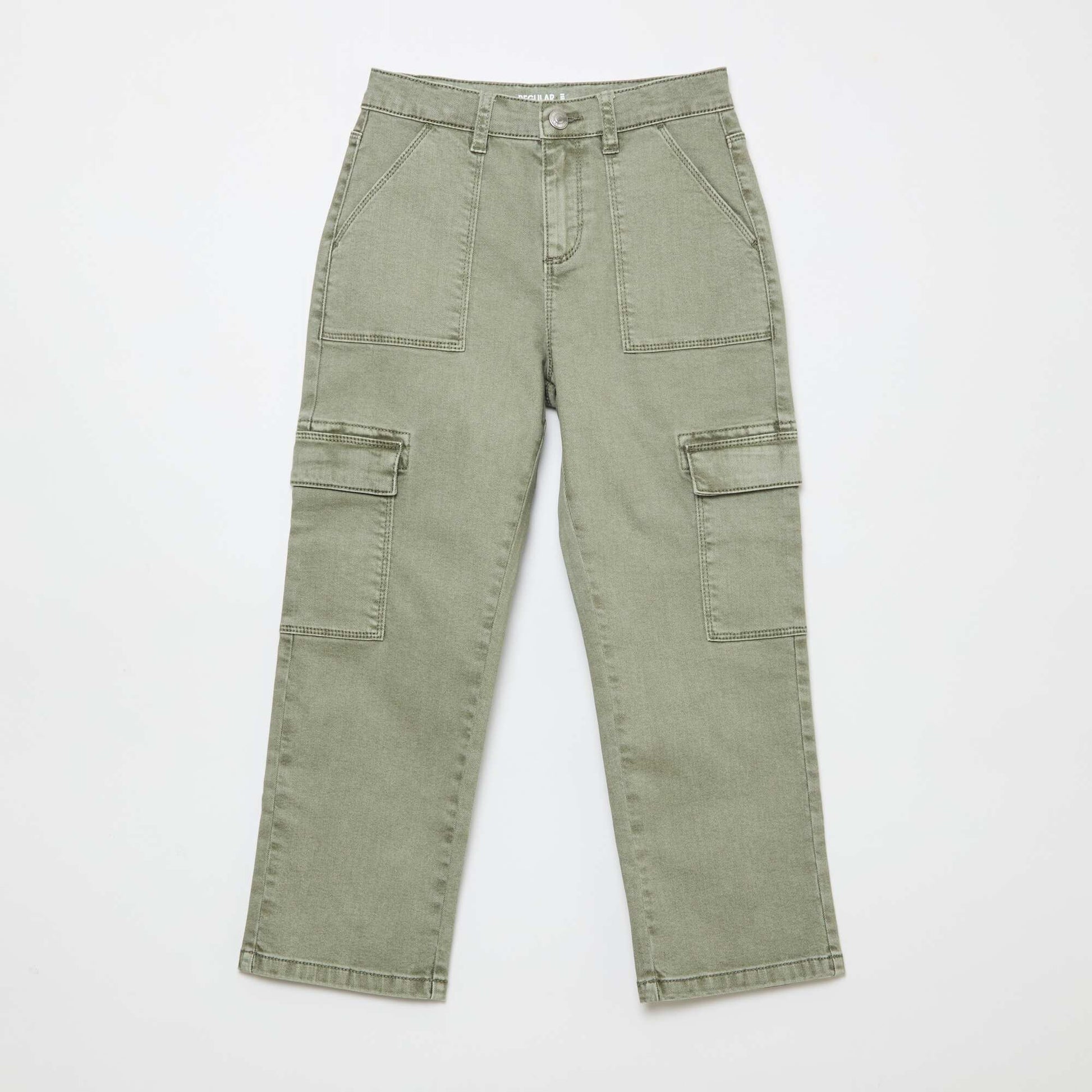 Pantalon multipoche - Coupe + confortable VERT