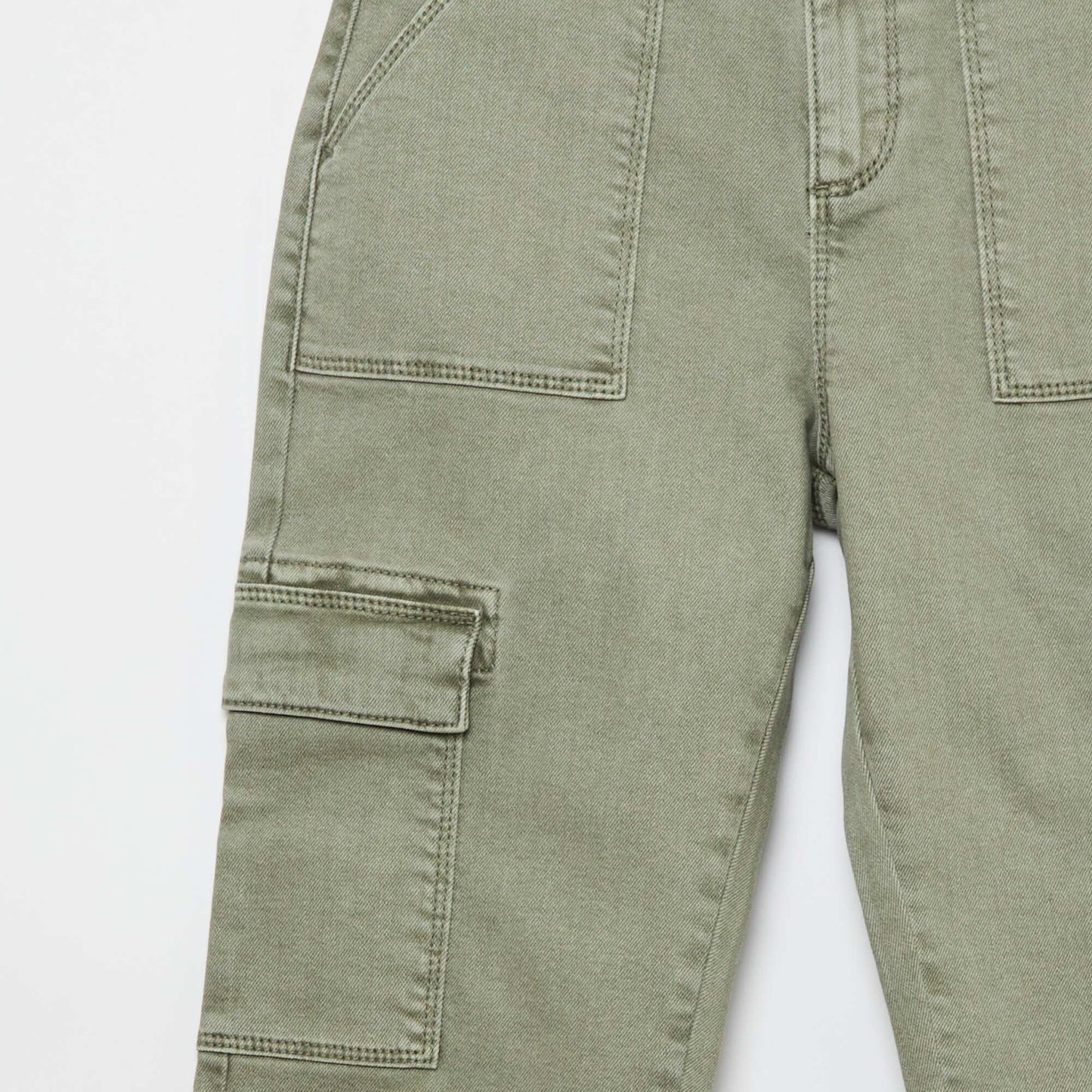 Pantalon multipoche - Coupe + confortable VERT