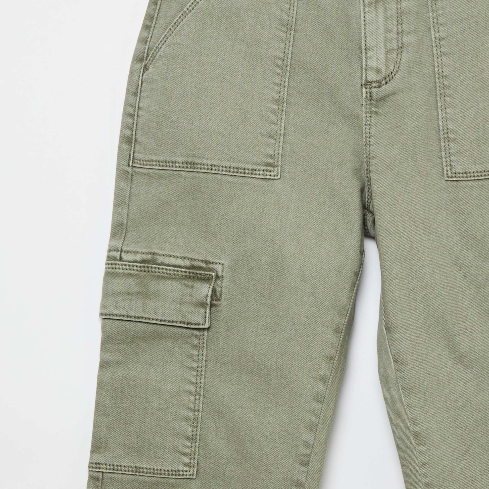 Pantalon multipoche - Coupe + confortable VERT