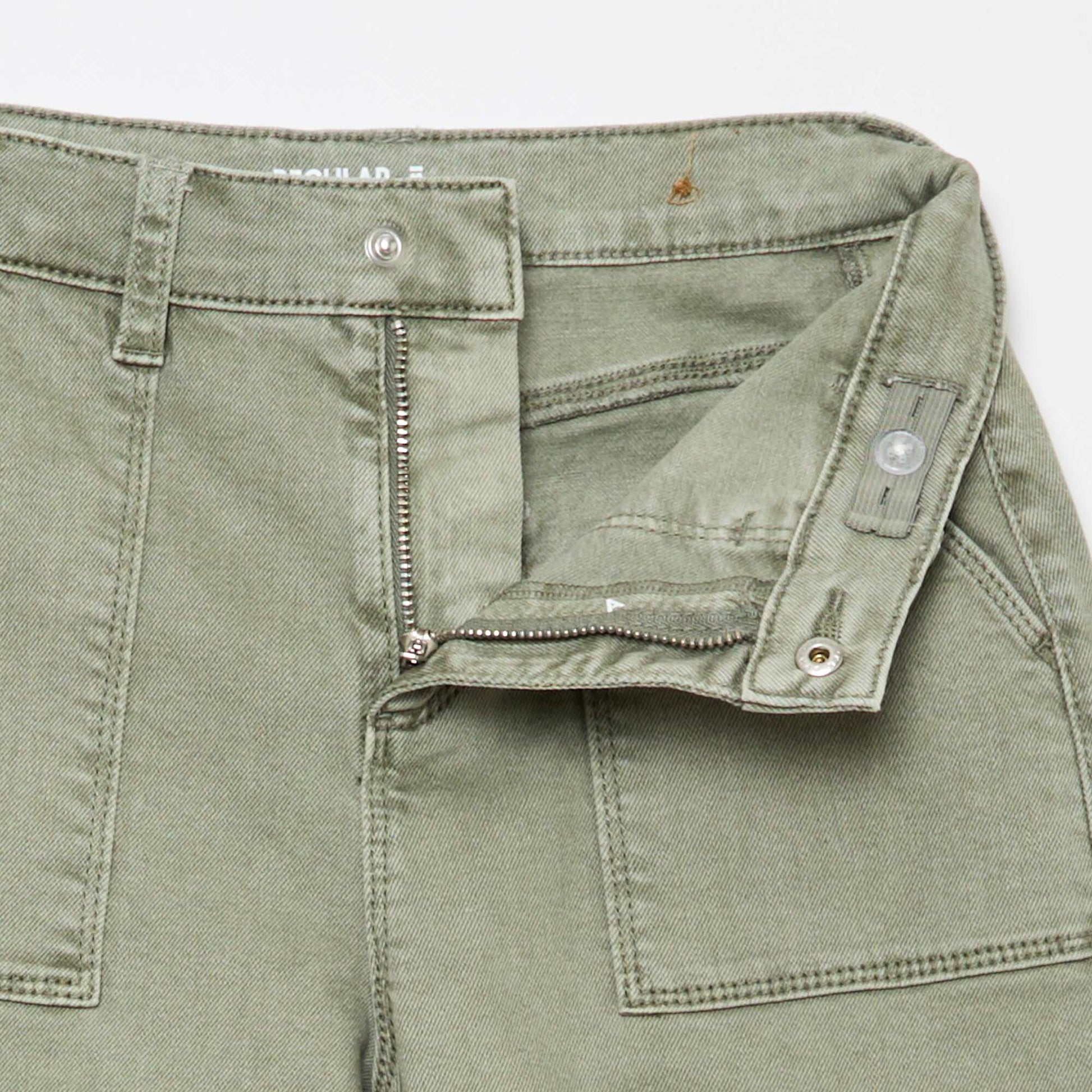 Pantalon multipoche - Coupe + confortable VERT