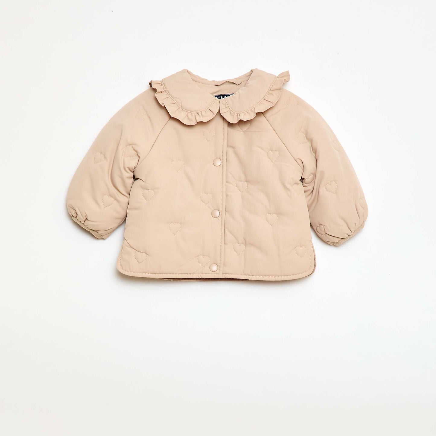 Doudoune matelassée en cœurs BEIGE