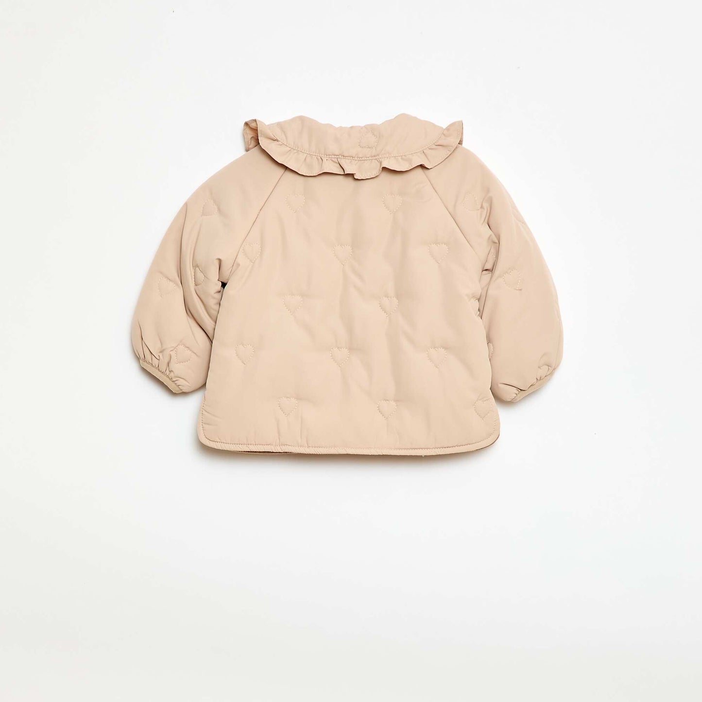 Doudoune matelassée en cœurs BEIGE